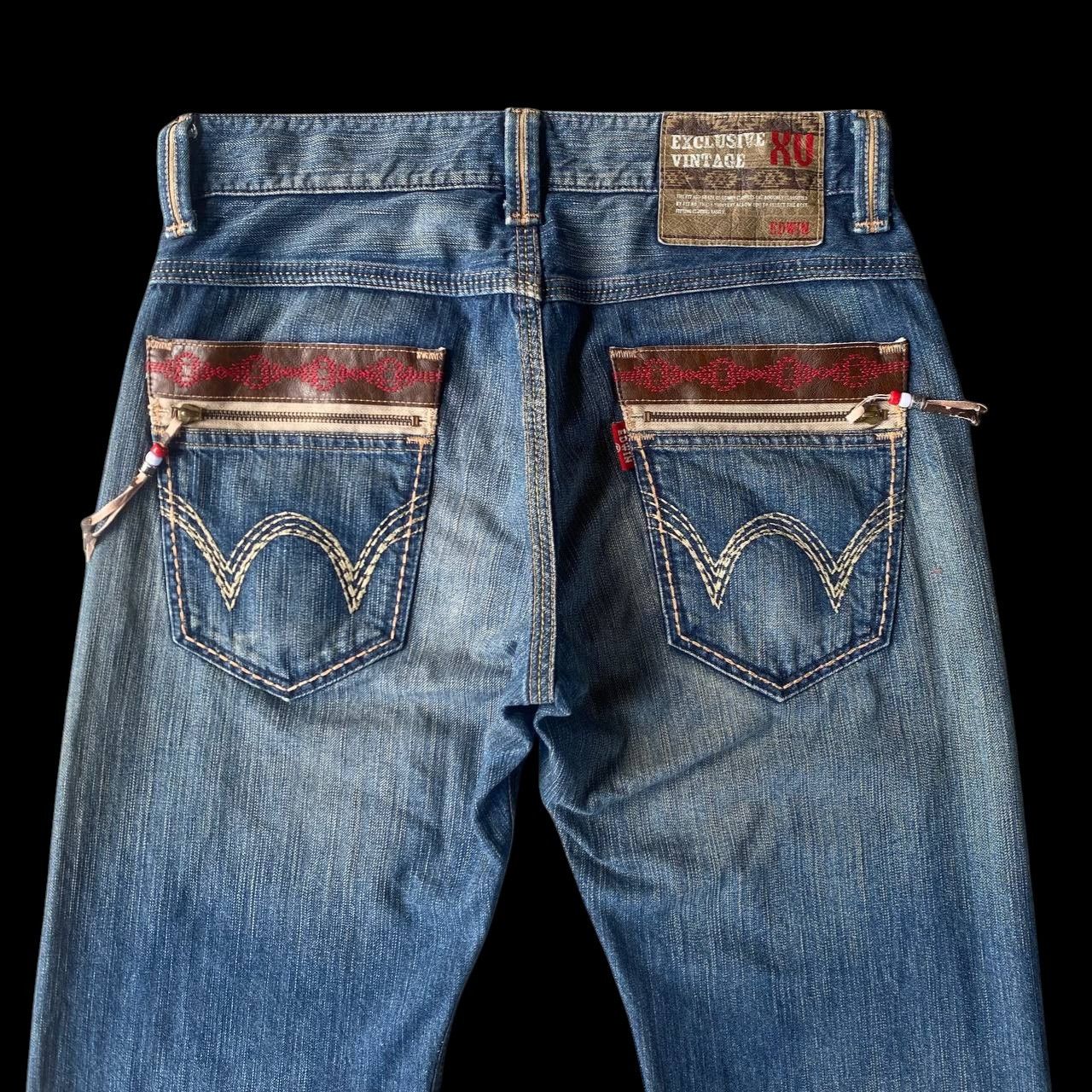 Edwin DISTRESSED CLAWMARKS EDWIN EXCLUSIVE VINTAGE DENIM Size US 33 - 15 Thumbnail