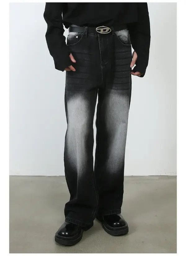 Japanese Brand Kimaya x Rika Vintage washed trendy all-match casual jeans Size US 32 / EU 48 - 2 Thumbnail