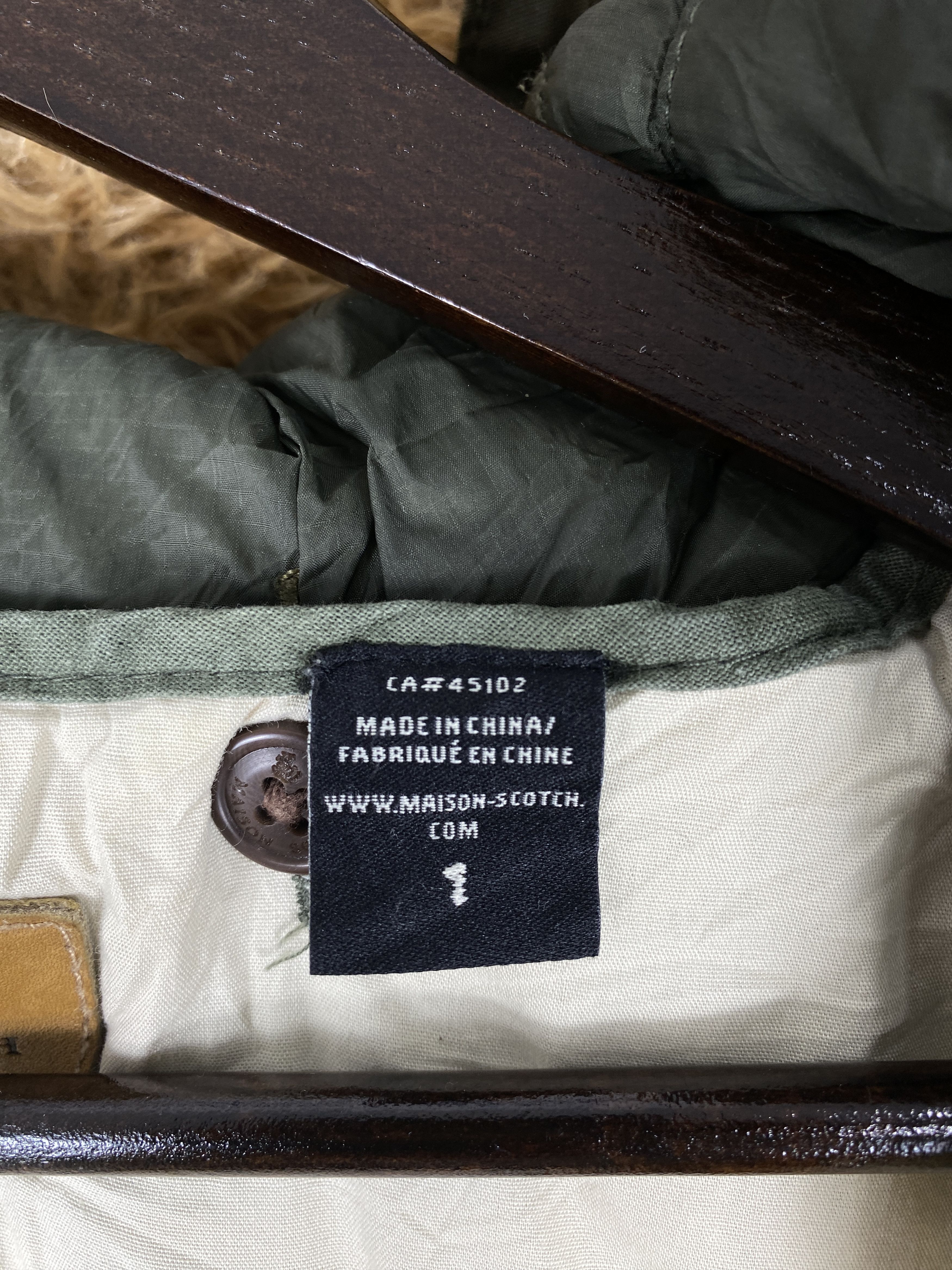 Japanese Brand Vintage Maison Scotch Hoodie Fleece Lining Parkas J2181 Size US S / EU 44-46 / 1 - 11 Thumbnail