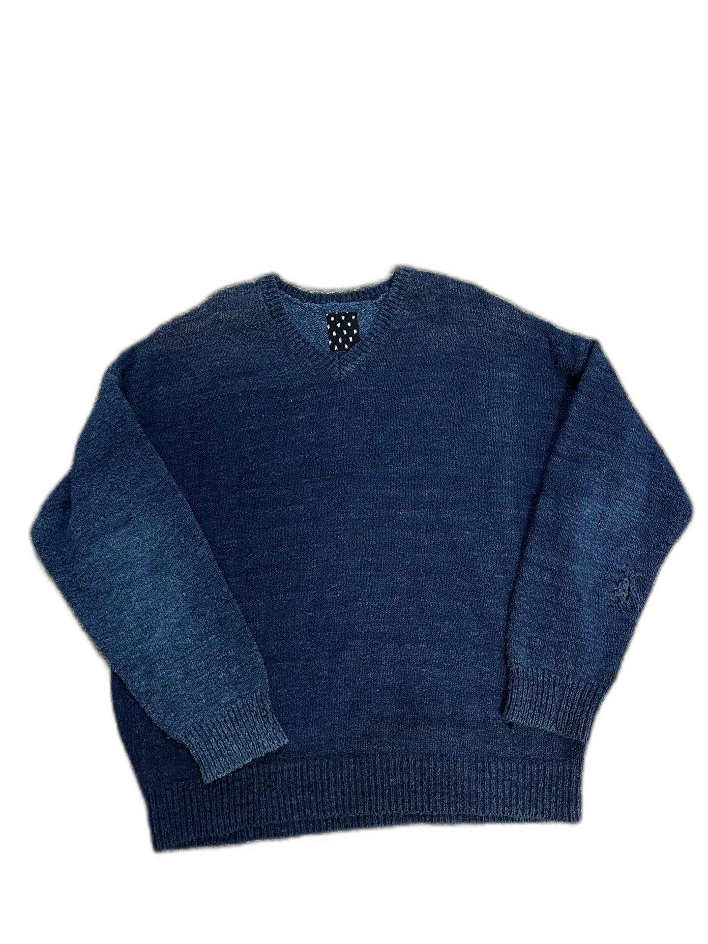 Visvim visvim Indigo Dyed Sweater Size US XL / EU 56 / 4 - 1 Thumbnail