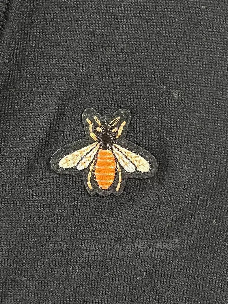 Gucci Gucci Little Bee Knitted Cardigan coat Size S / US 4 / IT 40 - 4 Thumbnail