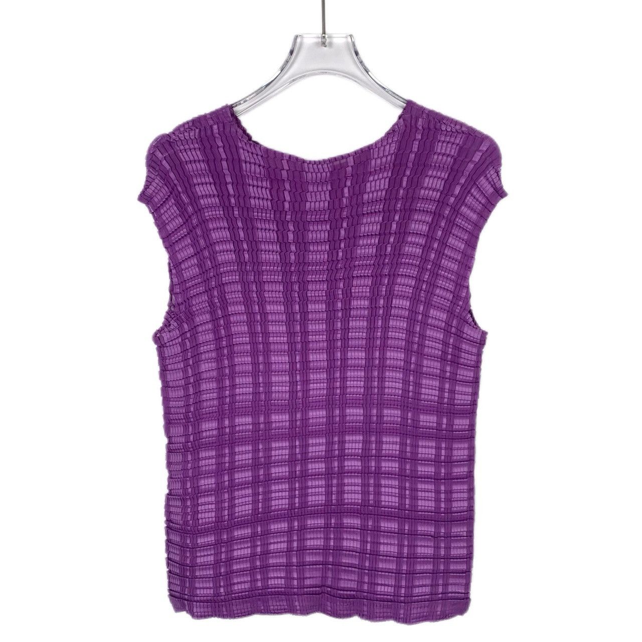 Issey Miyake Issey Miyake Pleated Purple Top Size XS / US 0-2 / IT 36-38 - 2 Thumbnail
