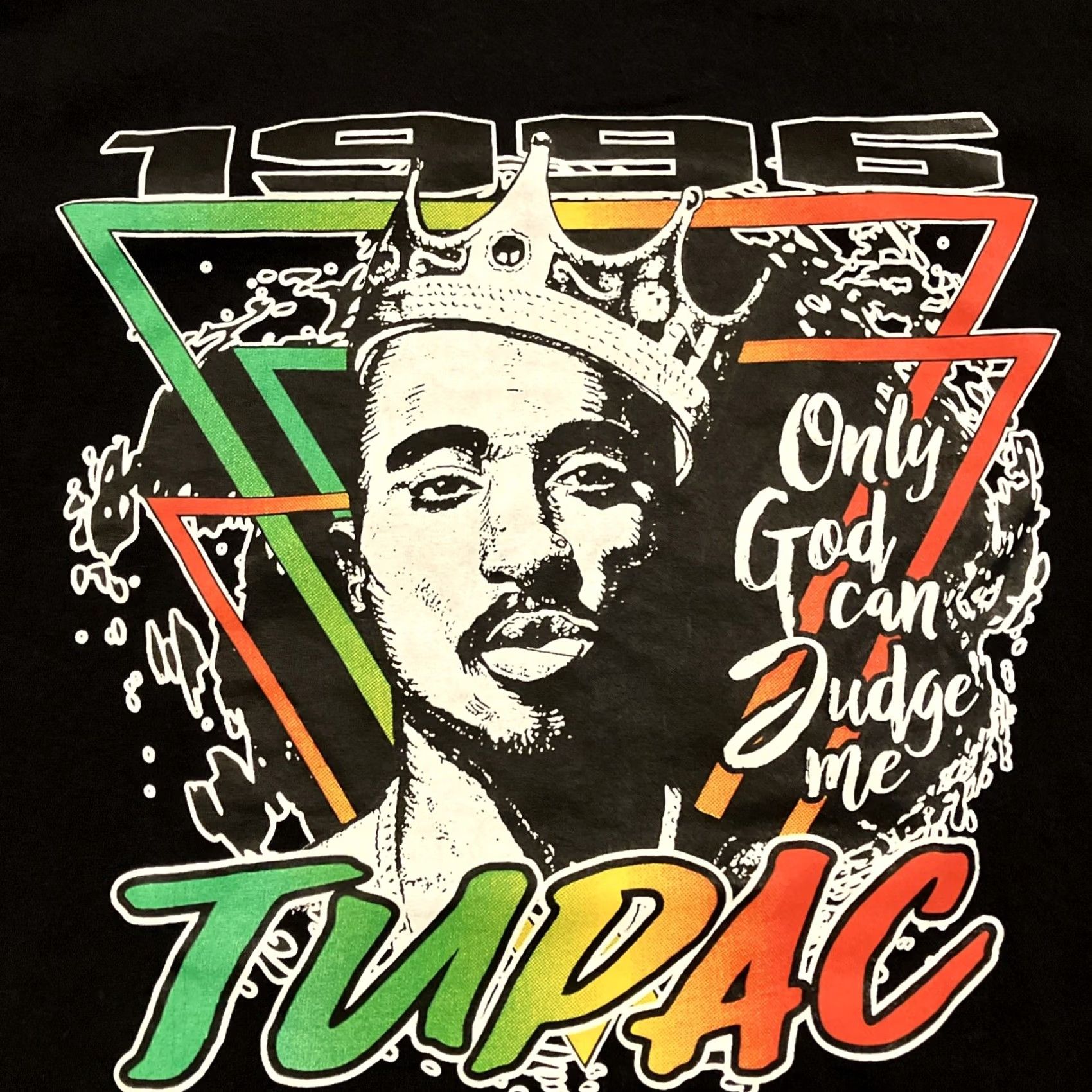 Vintage VINTAGE RARE TUPAC ONLY GOD CAN JUDGE ME Graphic T Shirt XL Black Mens Short Sleeve Shirt L / XL Size US XL / EU 56 / 4 - 2 Thumbnail