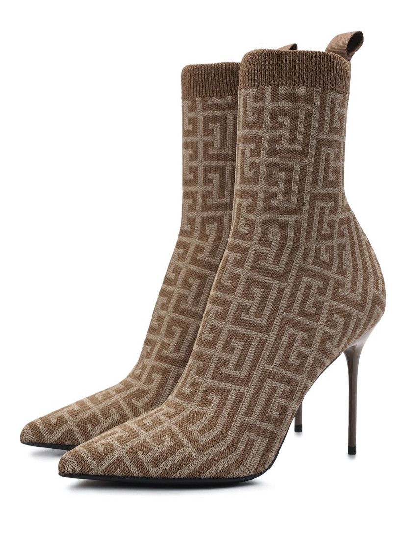 Balmain o1y0625 Ankle Boots in Brown Size US 6 / IT 36 - 4 Thumbnail