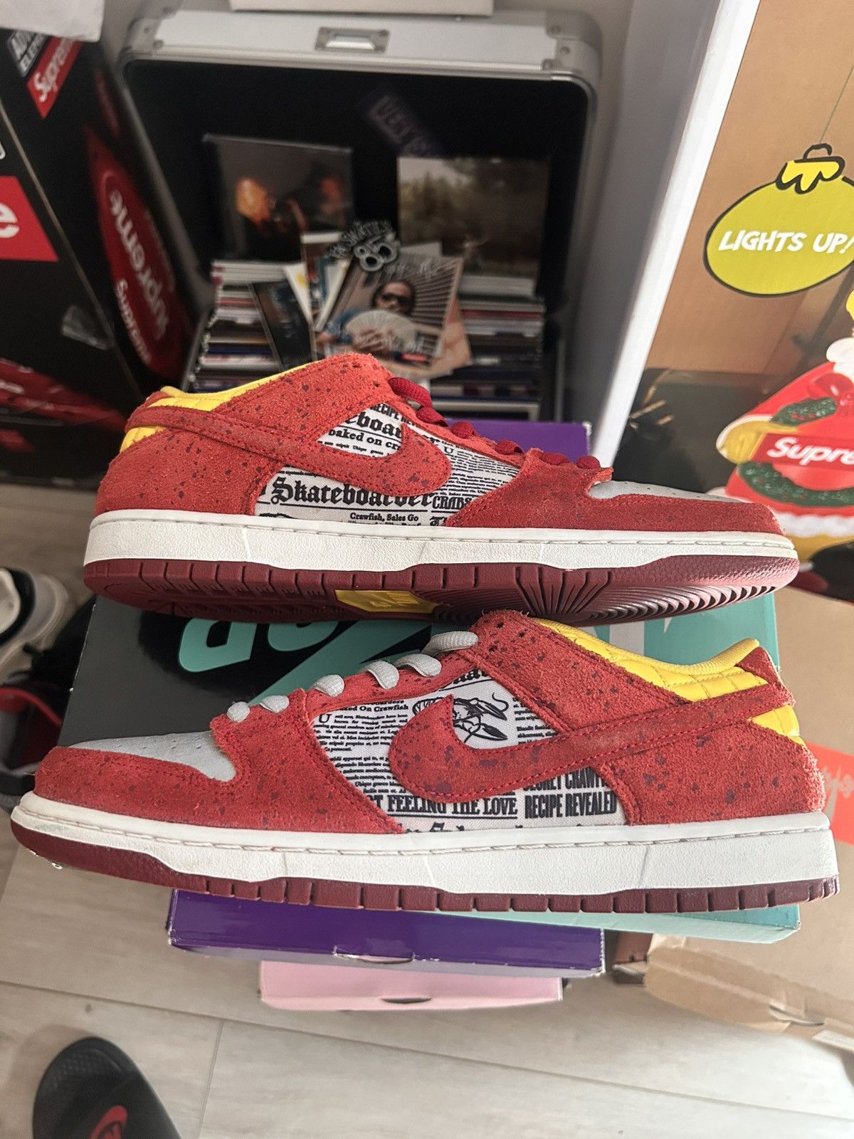 Nike Nike Dunk Low Premium SB QS ‘Crawfish’ Size US 10 / EU 43 - 1 Thumbnail