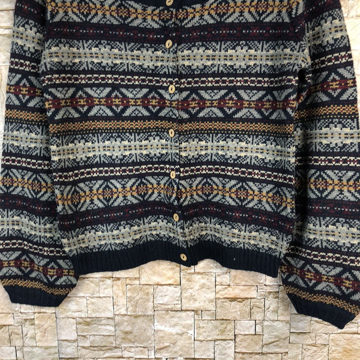 Japanese Brand Earth Music & Econology Cardigan Knitwear #A1061 Size S / US 4 / IT 40 - 6 Thumbnail