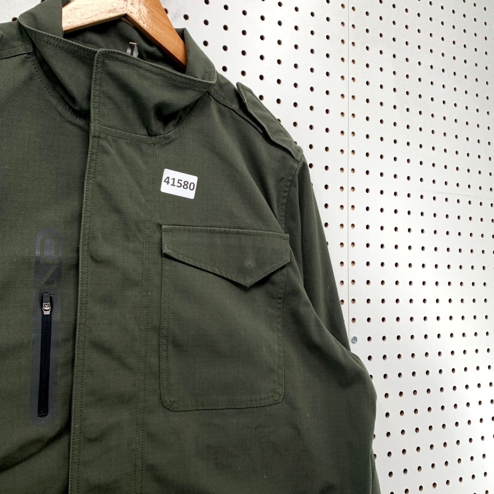 Under Armour Under Armour Jacket Men 2XL Green Canvas Zip Pockets Outdoor Army Military Size US XXL / EU 58 / 5 - 7 Thumbnail