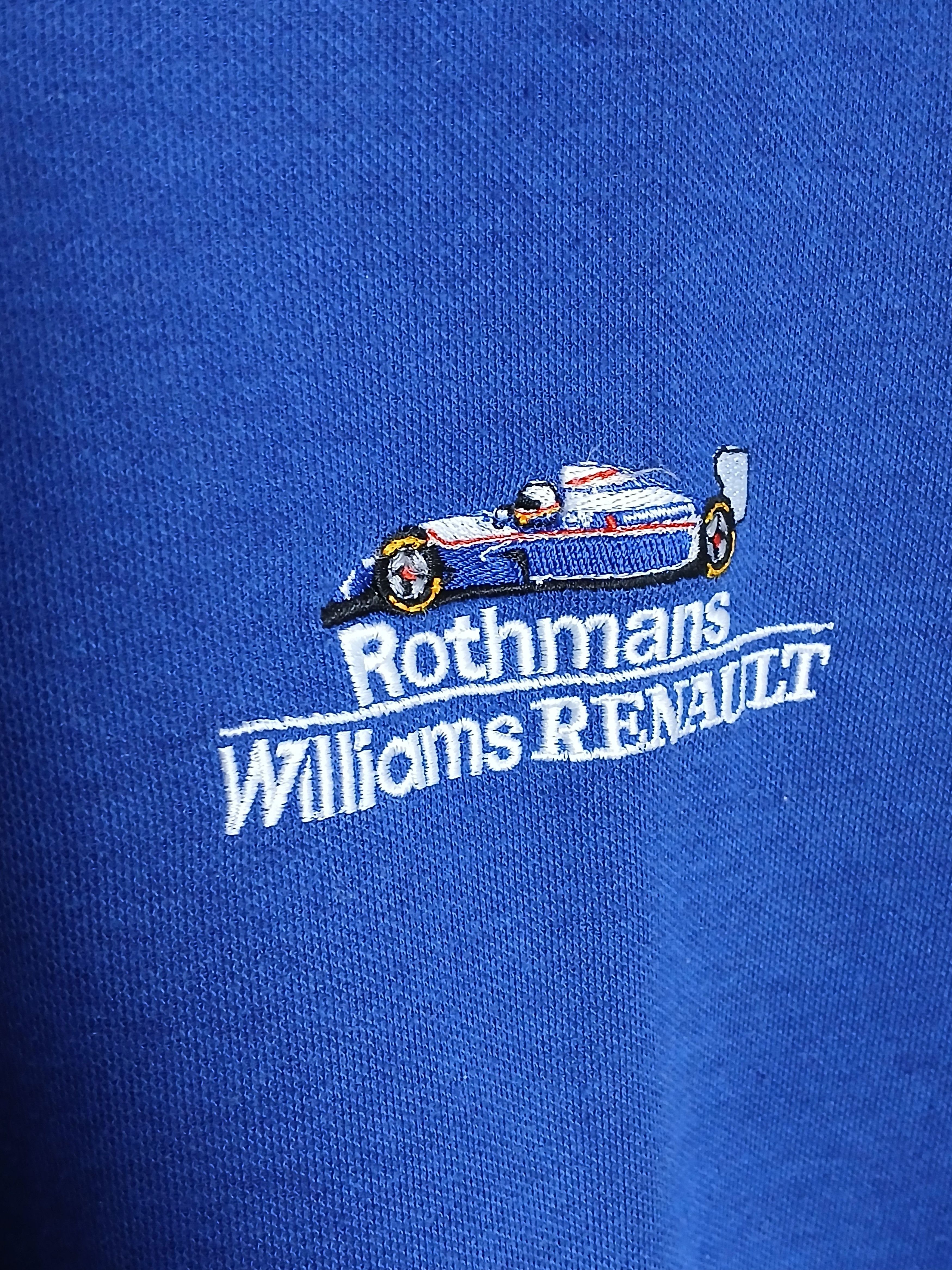 Formula 1 × Vintage Vintage Rothmans Williams Renault F1 Racing T-Shirt Size US L / EU 52-54 / 3 - 3 Thumbnail