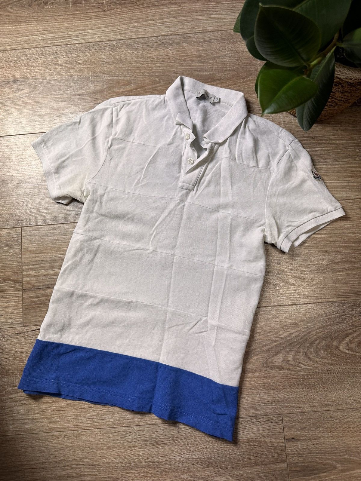 Moncler × Vintage Moncler Vintage Polo Size US M / EU 48-50 / 2 - 1 Thumbnail