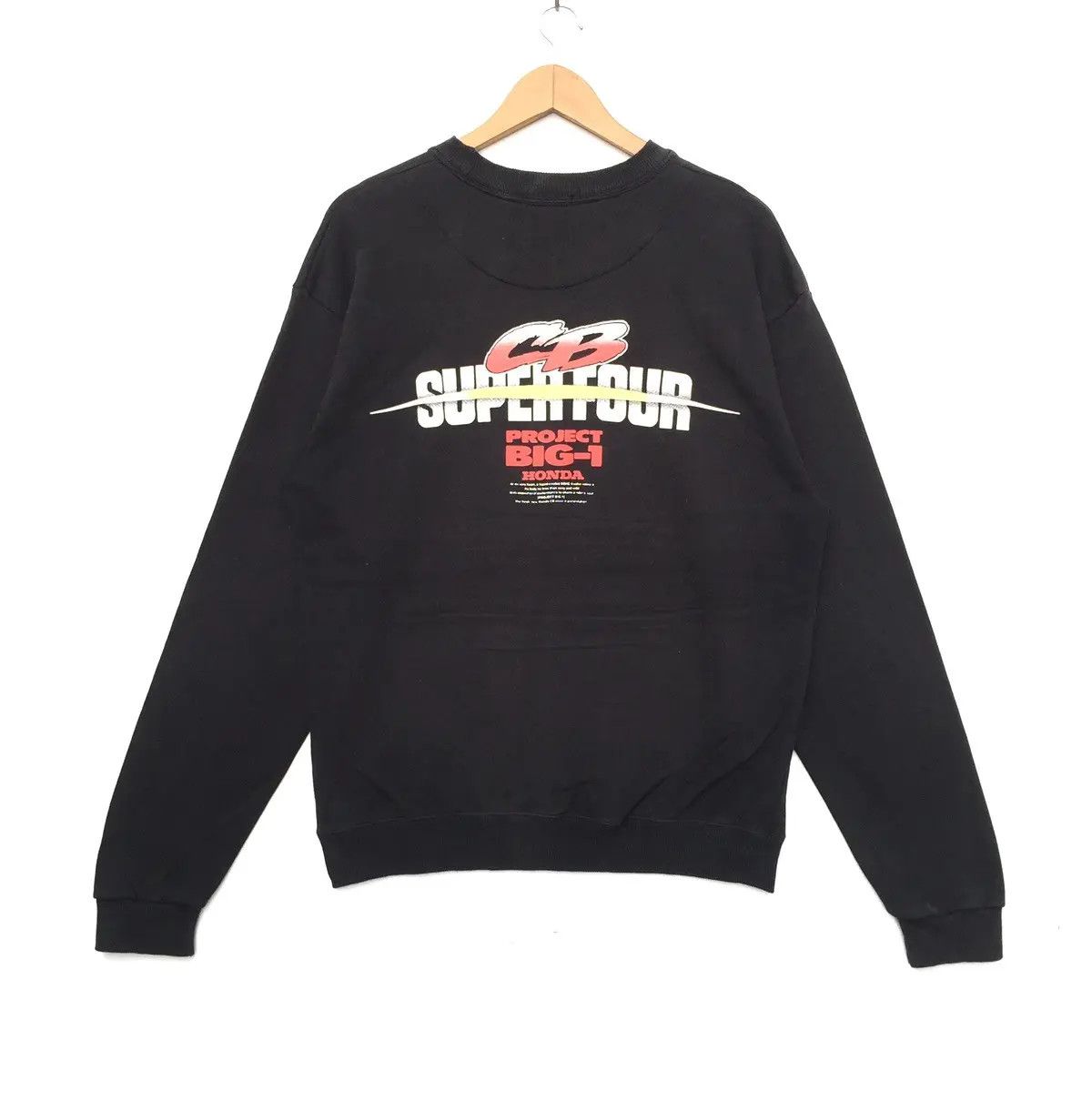 Honda Vintage 90s Honda Project Big-1 CB Super Tour Sweatshirt | L Size US L / EU 52-54 / 3 - 1 Thumbnail