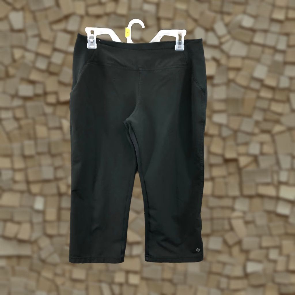 Vintage Columbia Titanium Omni-Wick Capri Womens Medium Black Pull On Athletic Capri Pants Regular Slim? Size ONE SIZE - 1 Thumbnail