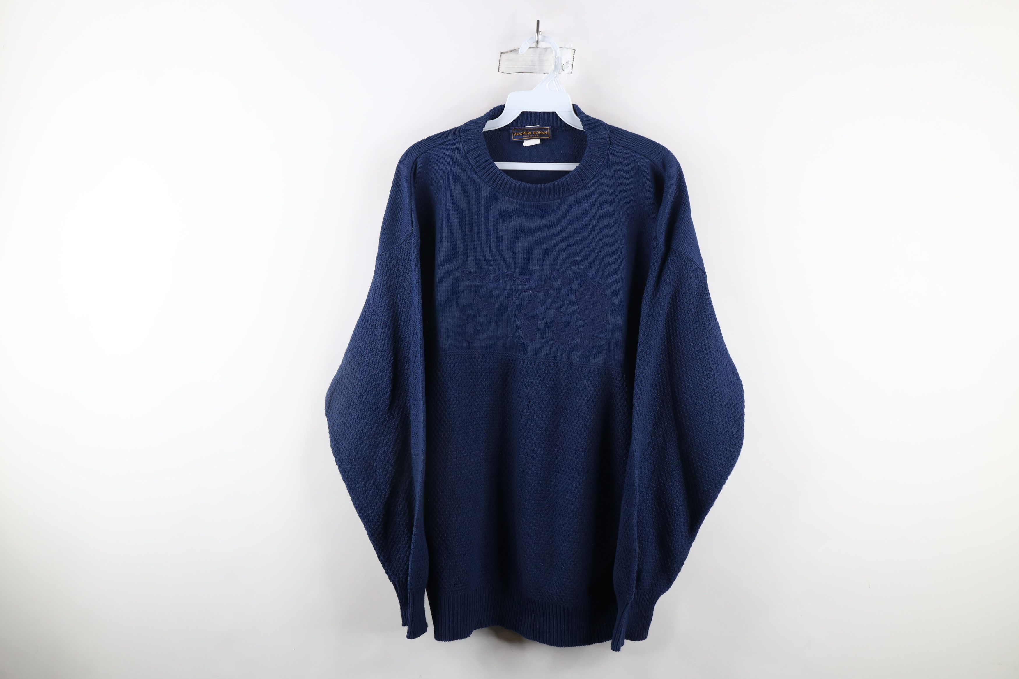 Vintage Vintage 90s Streetwear Peek'n Peak Mountain Knit Sweater USA Size US XL / EU 56 / 4 - 1 Thumbnail