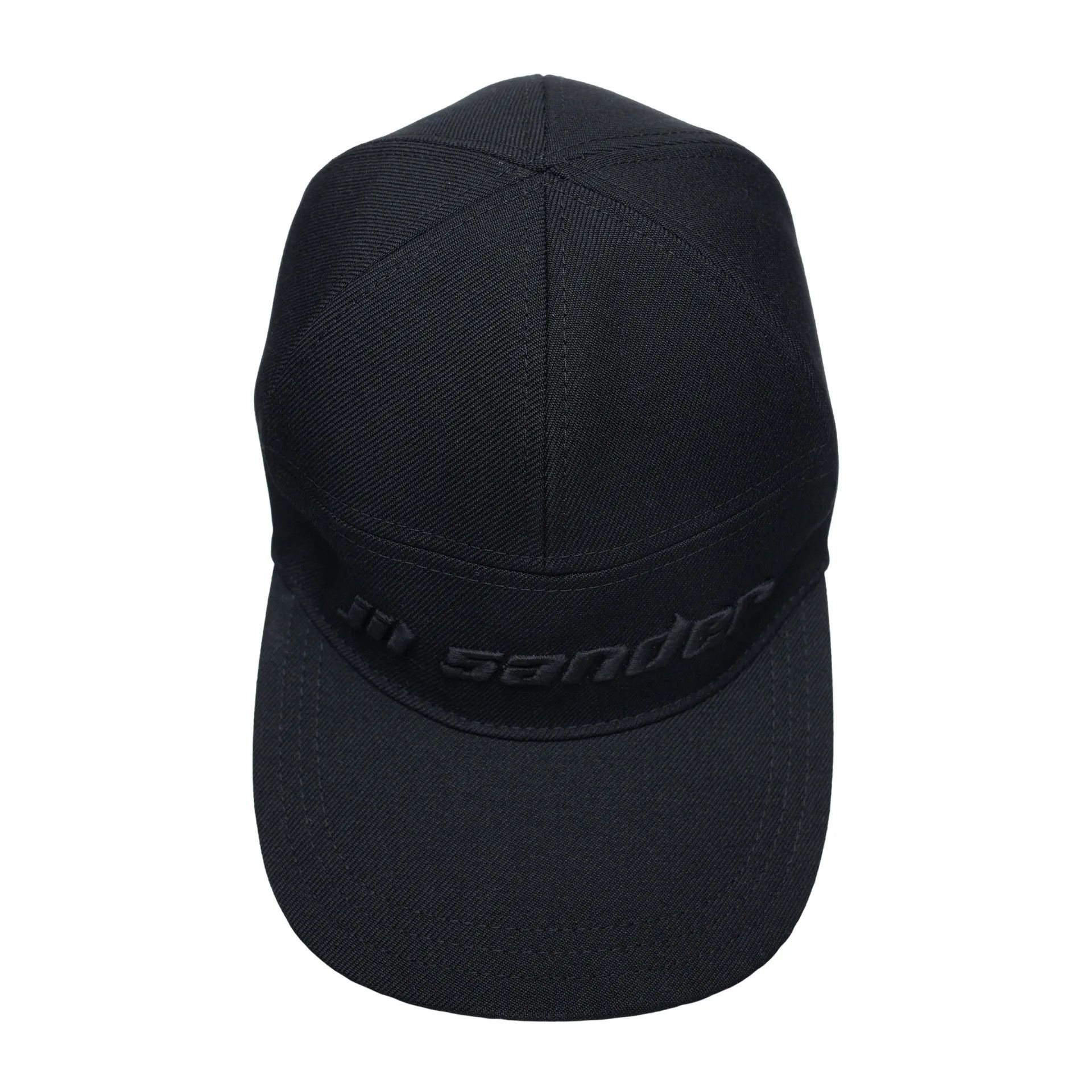 Jil Sander o1mle1025 Size: S / Wool Cap / Hat in Black Size ONE SIZE - 4 Thumbnail