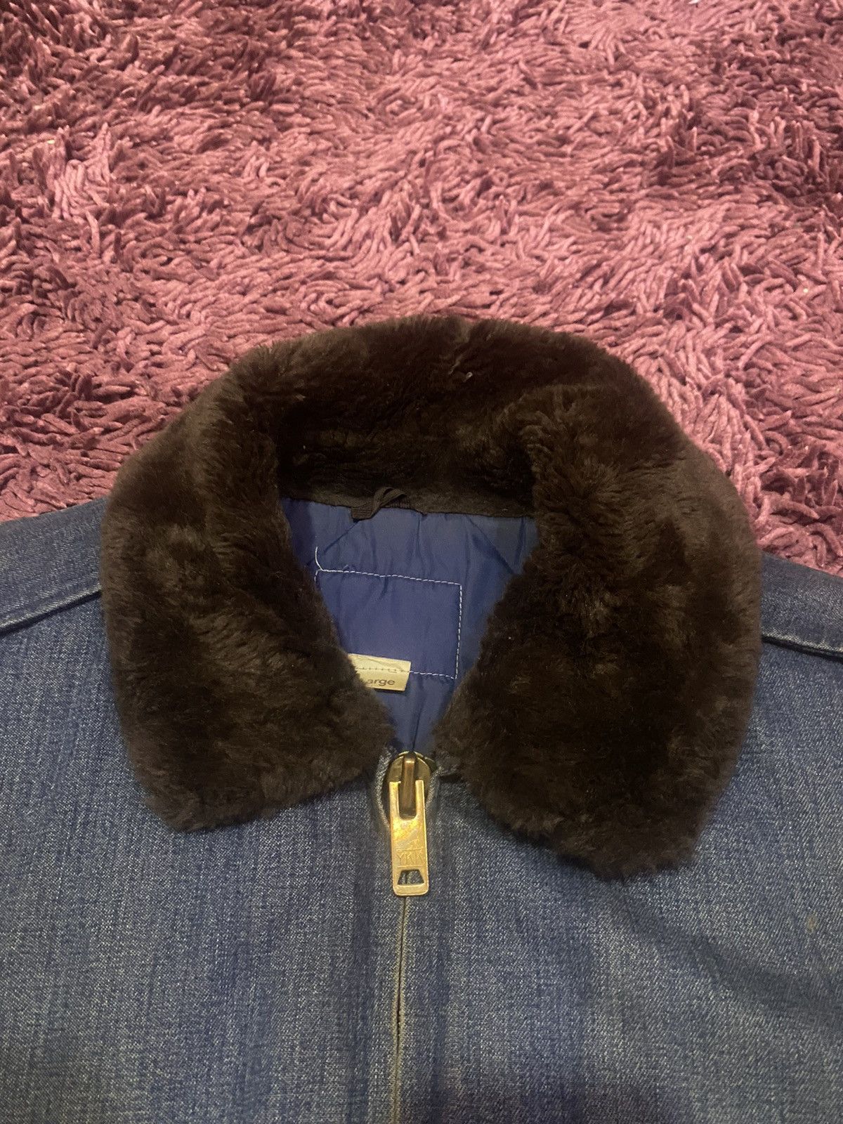 Edwin × Vintage Vintage Edwin Denim Quilted Winter Jacket Size US M / EU 48-50 / 2 - 7 Thumbnail