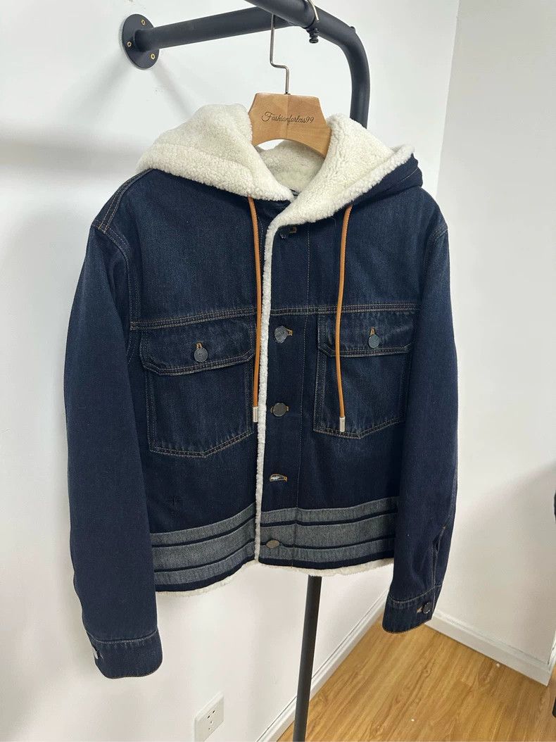 Dior Dior Blue Lamb Wool Jacket 34 Size US XS / EU 42 / 0 - 1 Thumbnail