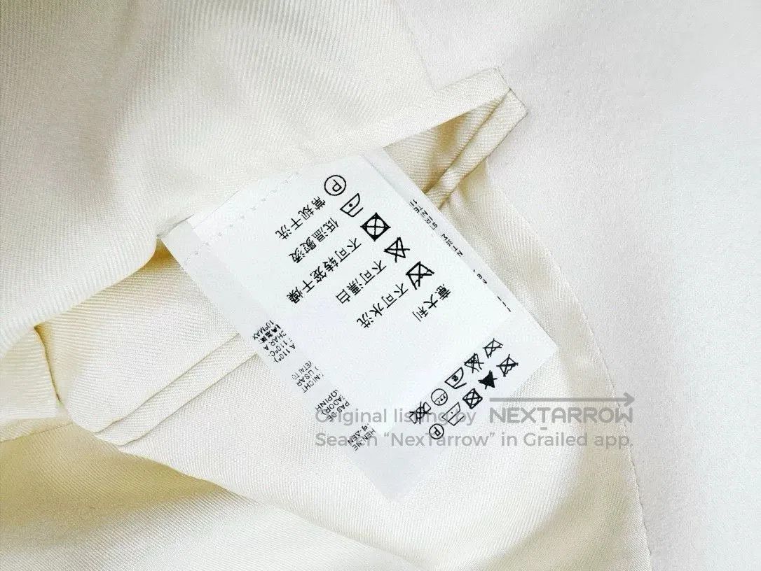 Saint Laurent Paris Saint Laurent White Wool Single-Button Blazer. Size S / US 4 / IT 40 - 5 Thumbnail