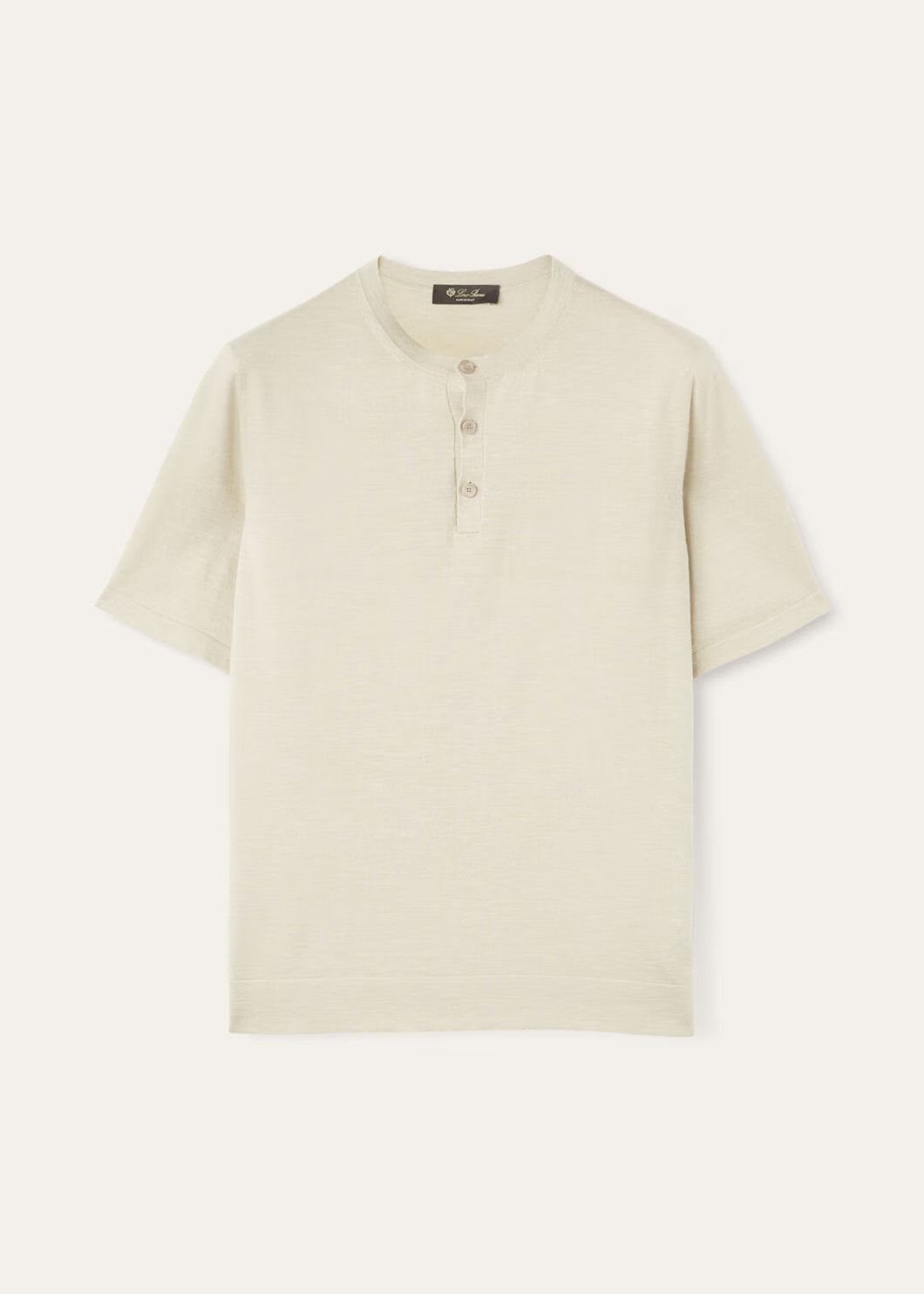 Loro Piana o1w1db10725 FAO4493 Polo Shirt in Light Beige Size US L / EU 52-54 / 3 - 1 Thumbnail