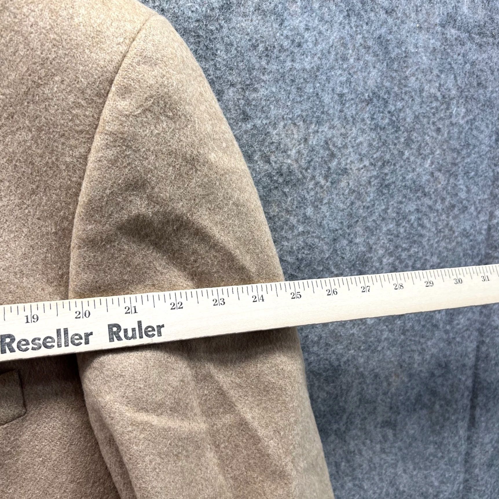 Ralph Lauren Ralph Lauren Blazer Men 42R Sport Coat Dress Coat Jacket Single-Breasted 2-Button Beige Camel Hair Vintage N/A Size 42R - 7 Thumbnail