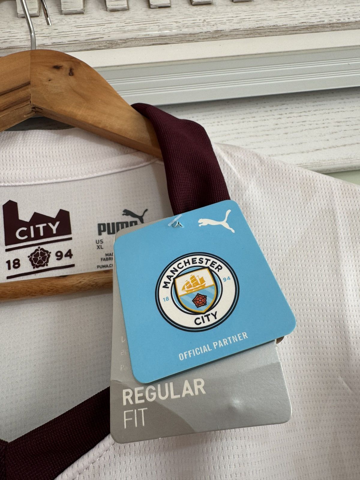 Puma Manchester City 2023-2024 Away Soccer Jersey Football Kit Size US XL / EU 56 / 4 - 11 Thumbnail