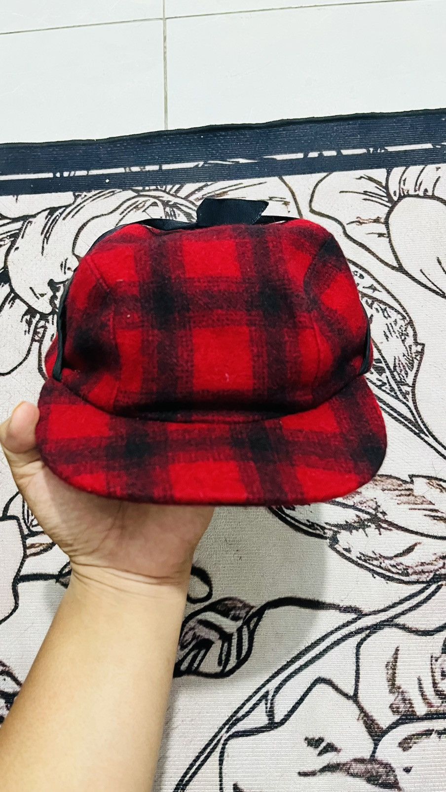 L.L. Bean Vintage LL.Bean Buffalo check railroad hat Size ONE SIZE - 1 Thumbnail