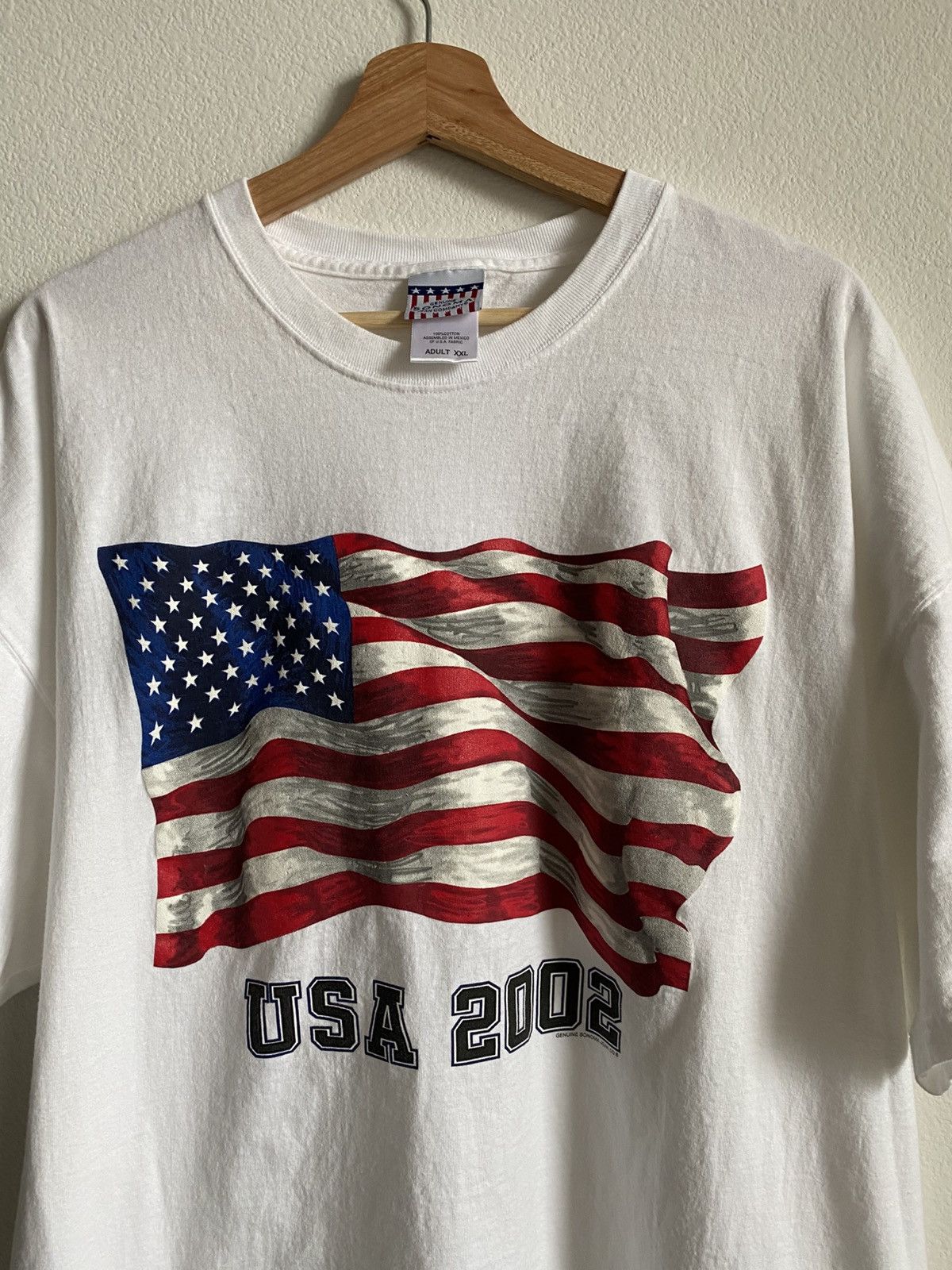 Vintage 00s USA America Tee Size US XXL / EU 58 / 5 - 3 Thumbnail