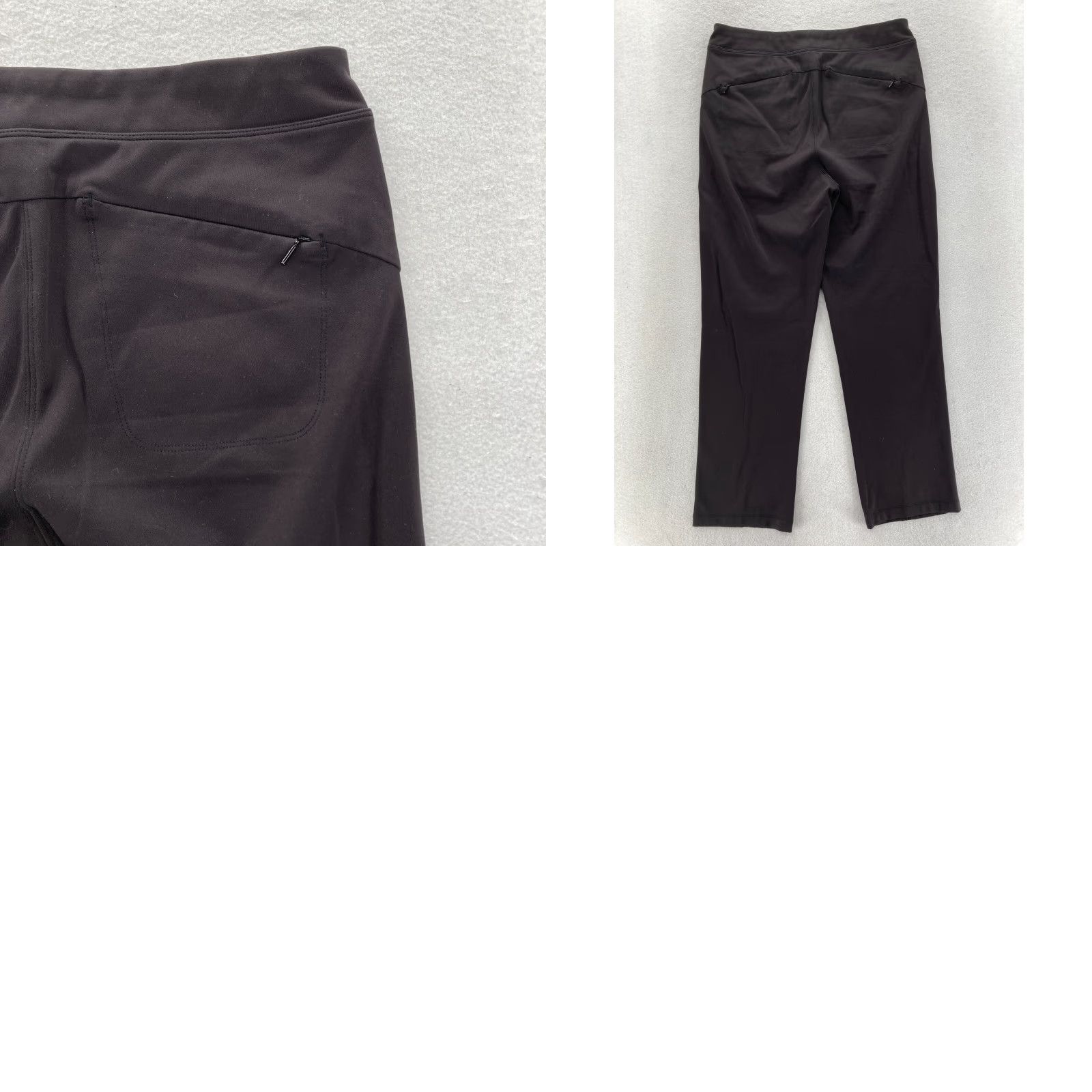 Athleta Athleta Headlands Hybrid Pant Women's 8 Black Nylon Stretch Ankle Cropped Pant Size 30" / US 8 / IT 44 - 9 Thumbnail