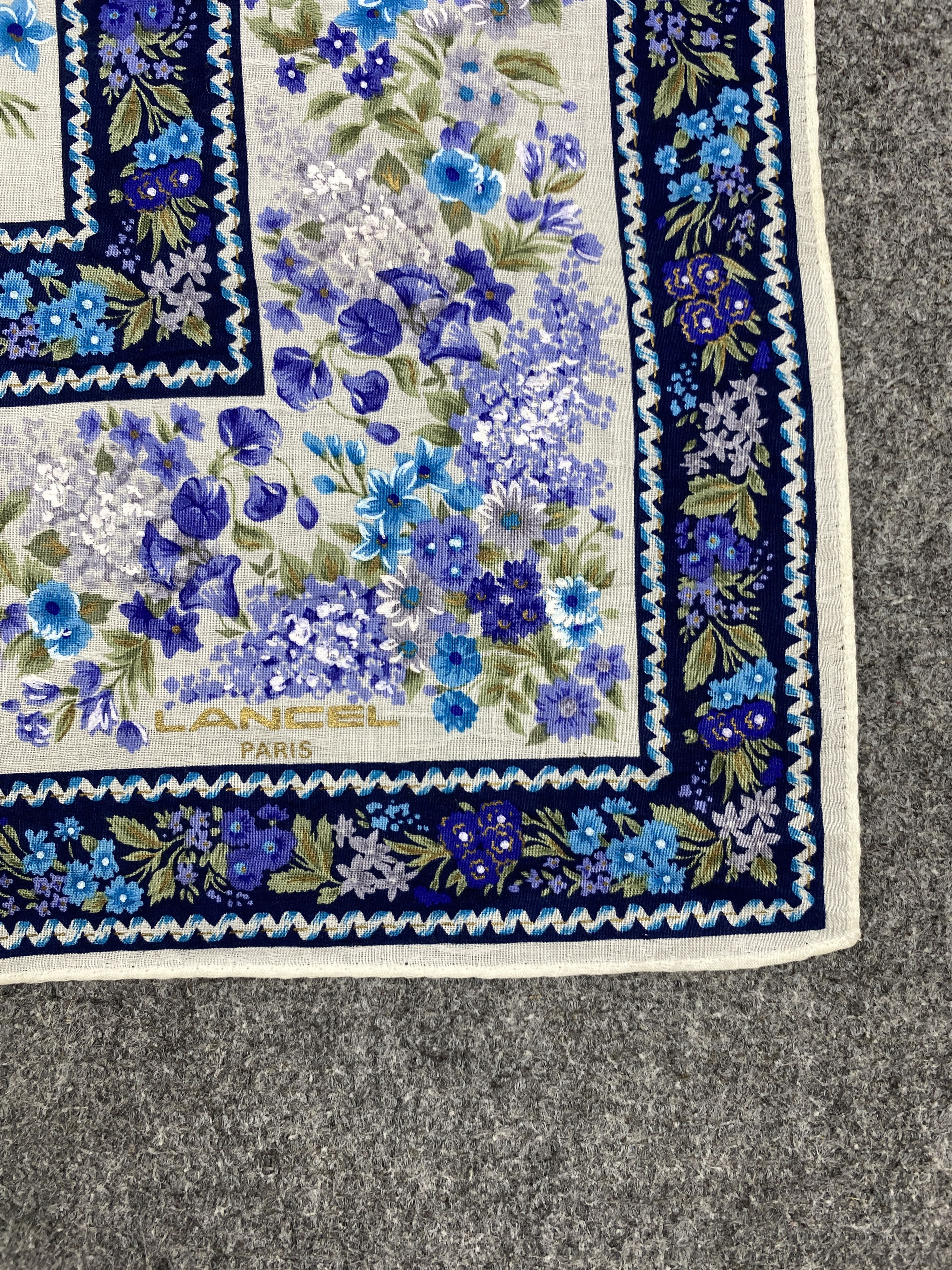 Lancel Lancel Paris Bandana / Handkerchief / Neckerchief HKC0504 Size ONE SIZE - 5 Thumbnail