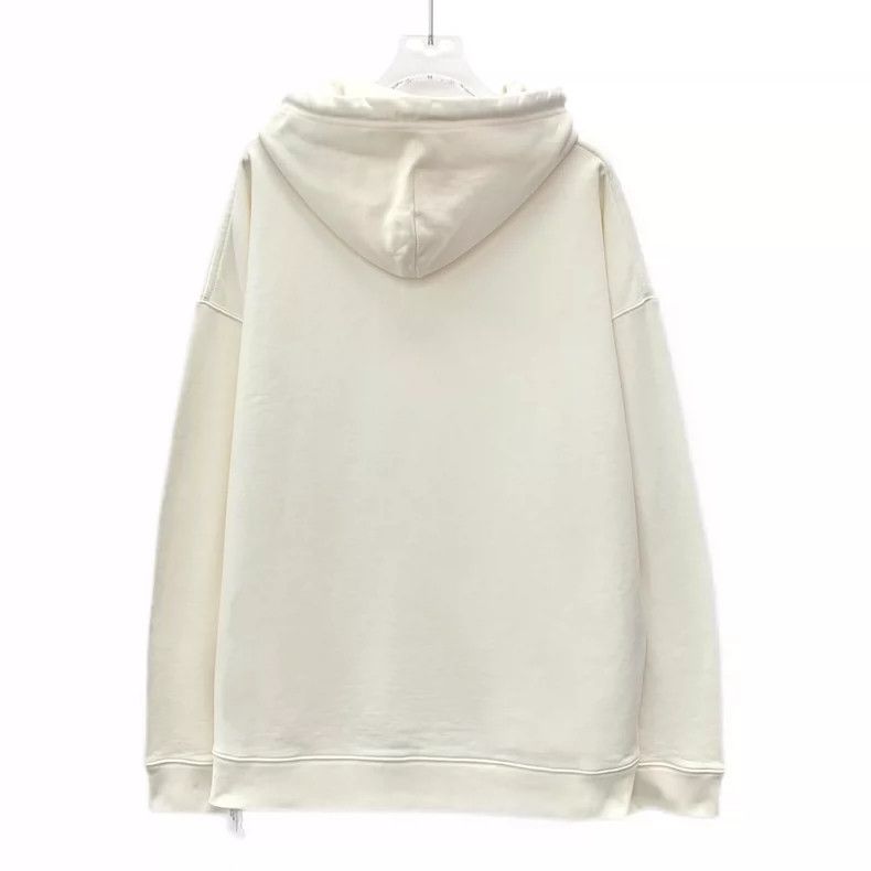 Loewe Loewe Muted beige logo leather card cotton hooded drawstri Size S / US 4 / IT 40 - 2 Thumbnail