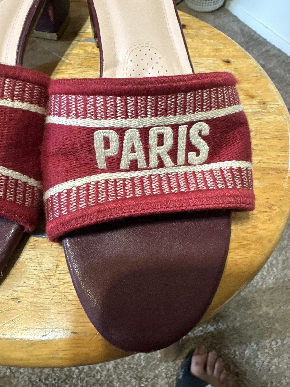 Other Vintage Forever “triple red Paris” slides size 10 Size US 10 / IT 40 - 3 Thumbnail