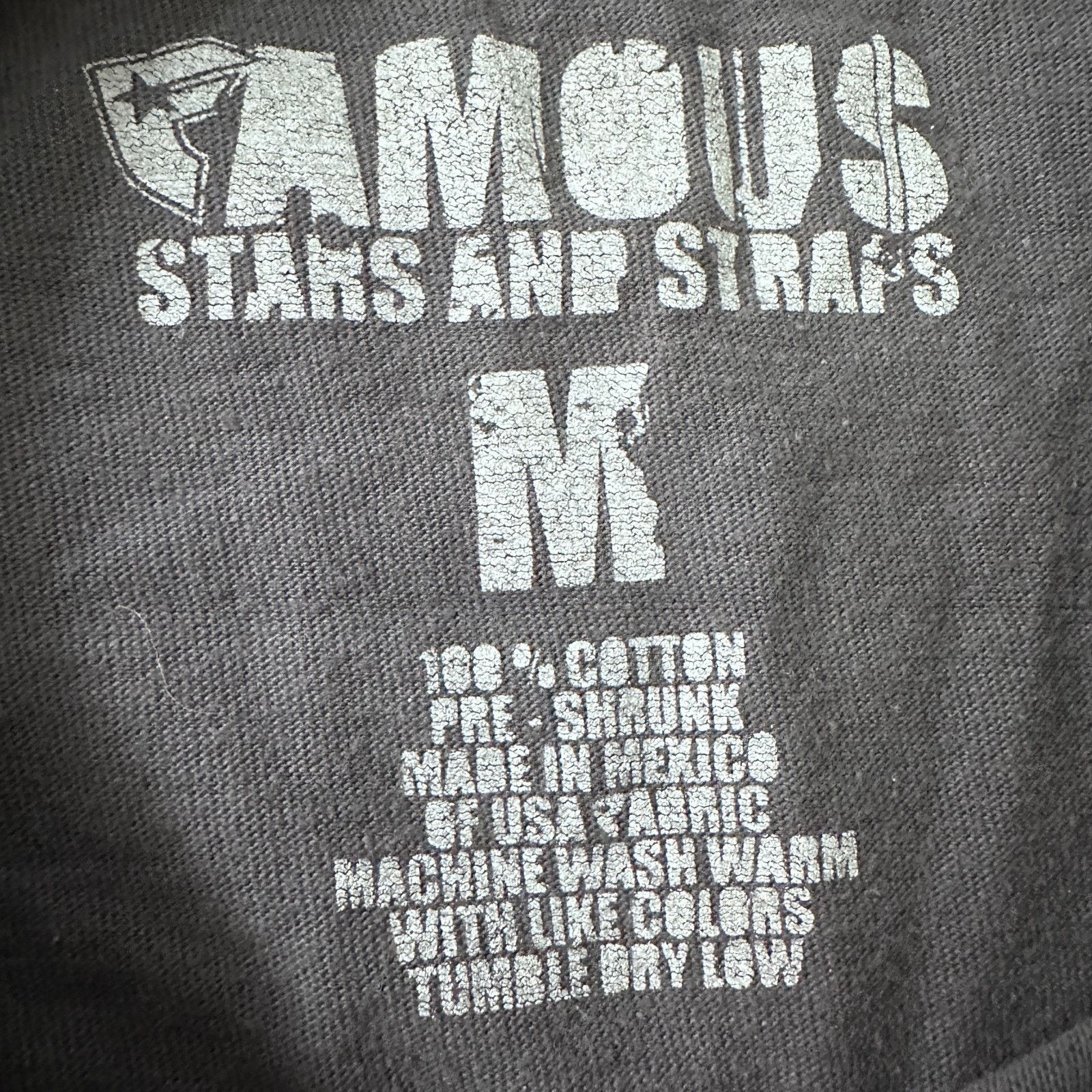 Famous Stars And Straps Famous Stars & Straps T-Shirt Men M Gray Cotton Short Sleeve Size US M / EU 48-50 / 2 - 5 Thumbnail