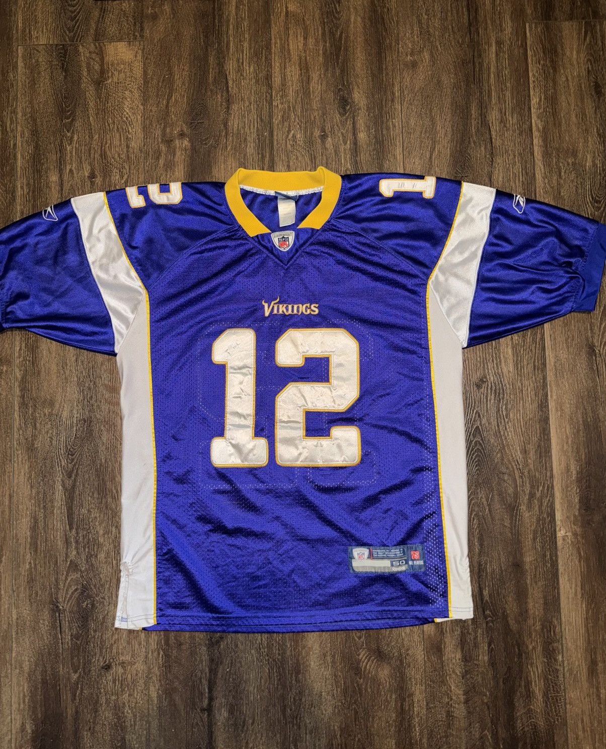 Reebok Reebok Vikings Percy Harvin #12 NFL Jersey Size 50 Size US M / EU 48-50 / 2 - 1 Thumbnail