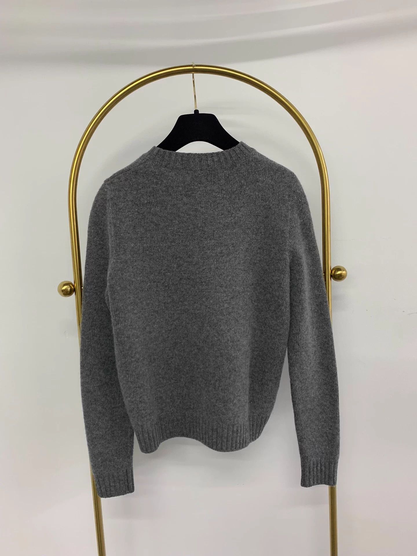 Miu Miu Miu Miu Gray Alice Sweater 36 New Size XS / US 0-2 / IT 36-38 - 3 Thumbnail