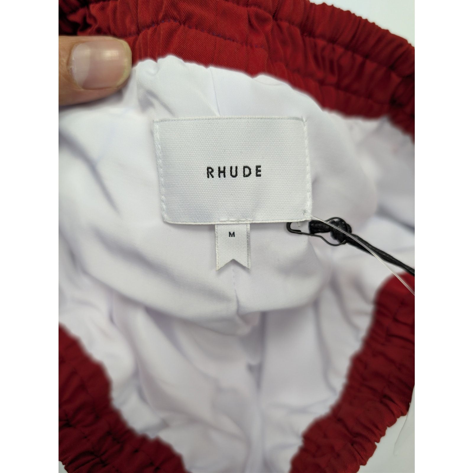 Rhude o1rshd1 CC20 Chevron Track Shorts in White/Blue/Red Size US 32 / EU 48 - 15 Thumbnail