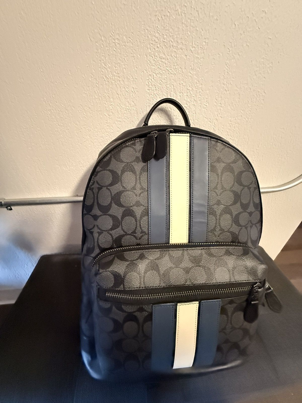 Coach Coach West Backpack Varsity Signature (NEW + TAG ON) Size ONE SIZE - 2 Thumbnail