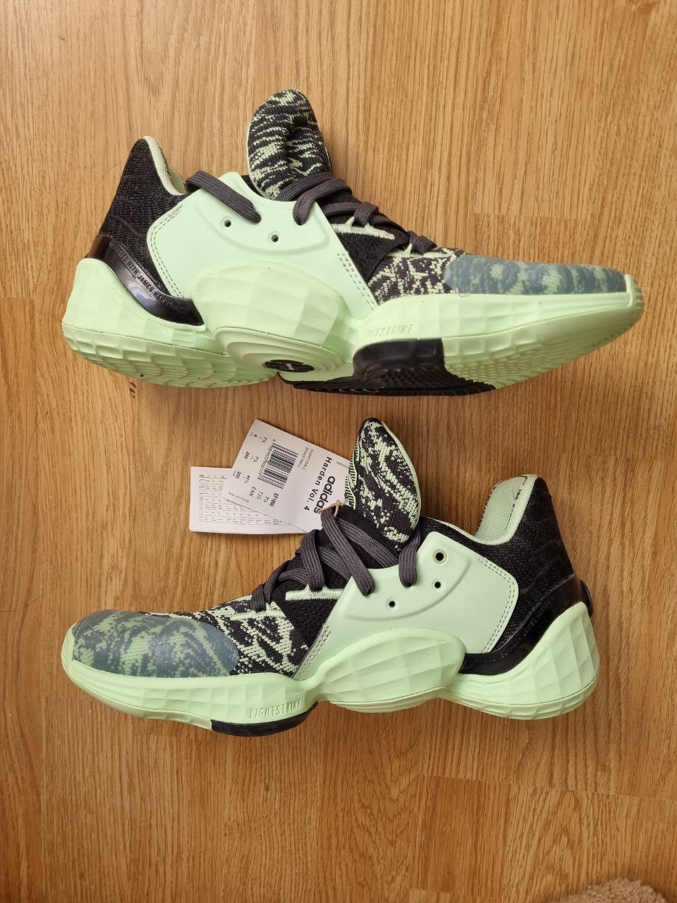 Adidas adidas Harden Vol. 4 Glow Green Size US 8 / EU 41 - 3 Thumbnail