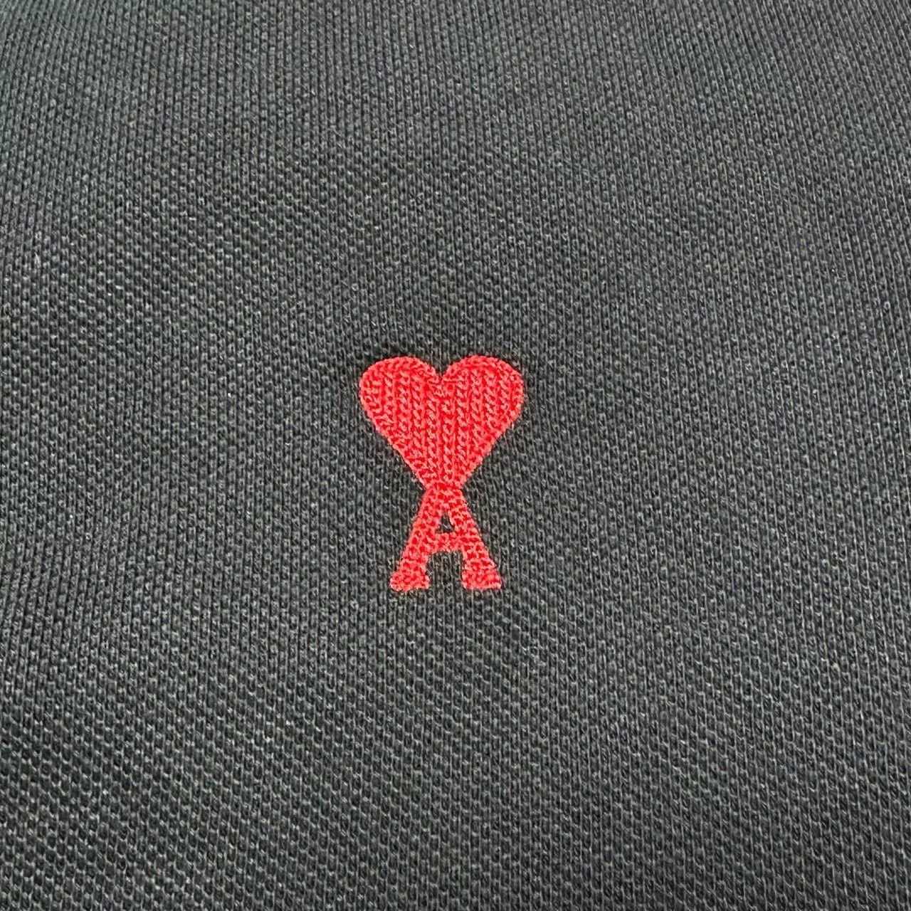 AMI Ami Heart Embroidery Short-Sleeve Polo Size US M / EU 48-50 / 2 - 5 Thumbnail