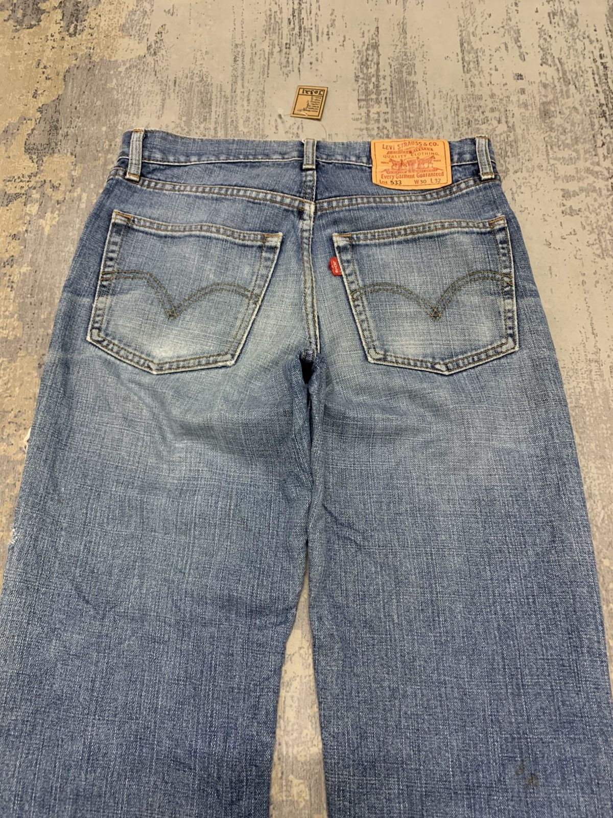 Levi's VTG Y2K Levi’s 533 Loose Straight Denim Jeans Faded Wash Size US 30 / EU 46 - 8 Thumbnail