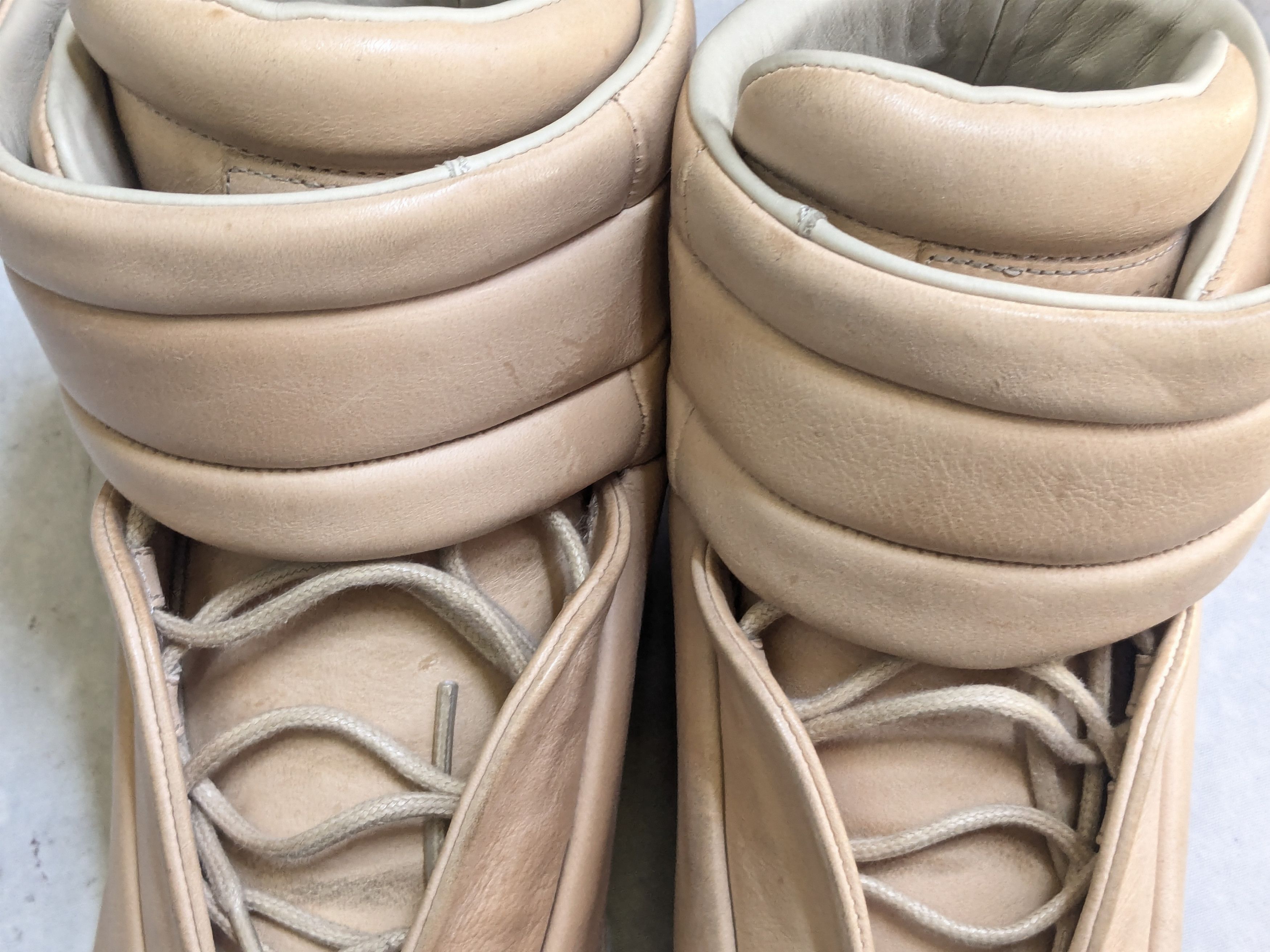 Maison Margiela Maison Margiela Future 10 43 High Tops Leather Gum Size US 10 / EU 43 - 2 Thumbnail