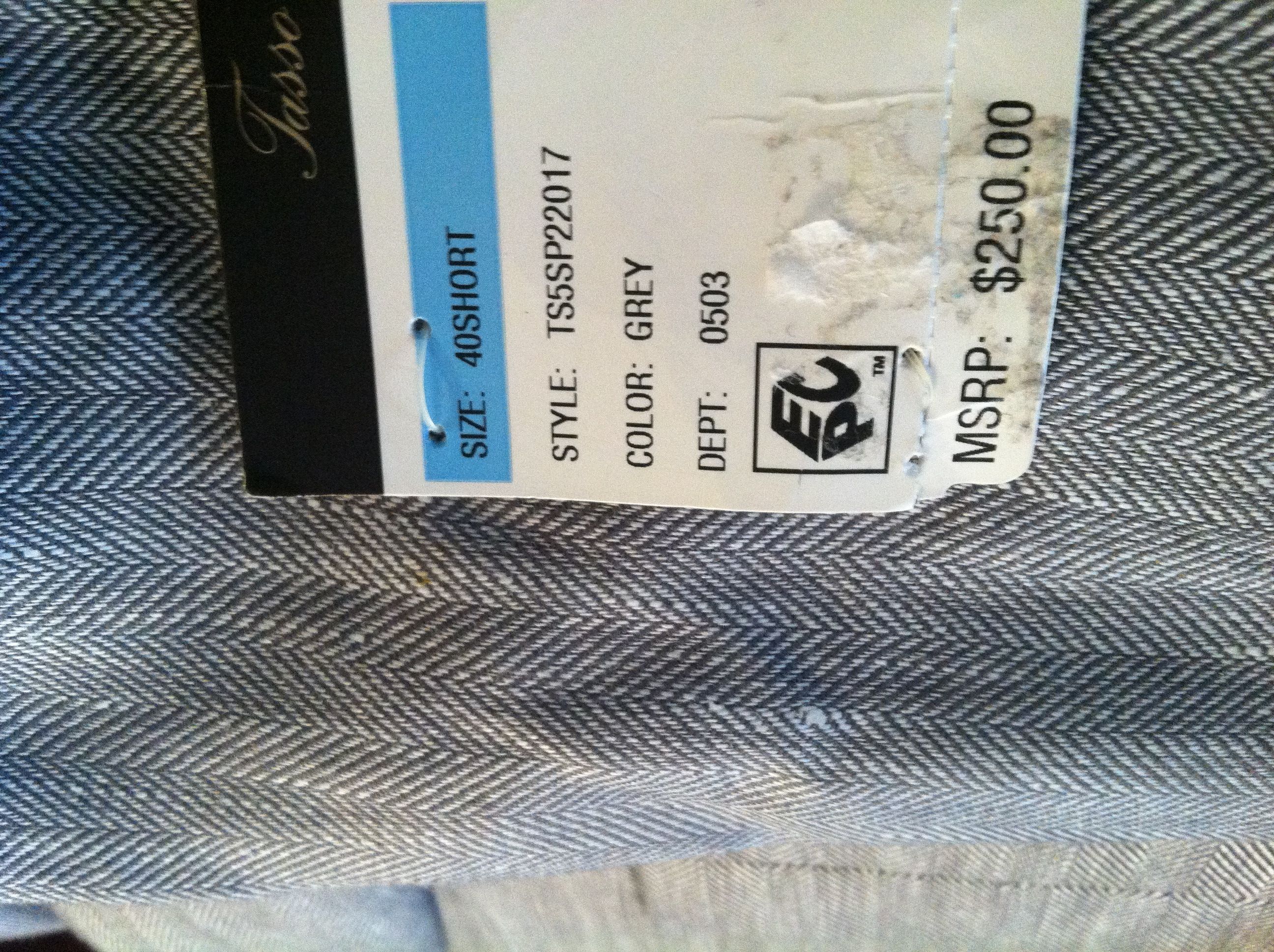 Tasso Elba TASSO ELBA MENS NEW 62%LINEN 38%VISCOSE SPORT JACKET 40S Size 40S - 7 Thumbnail