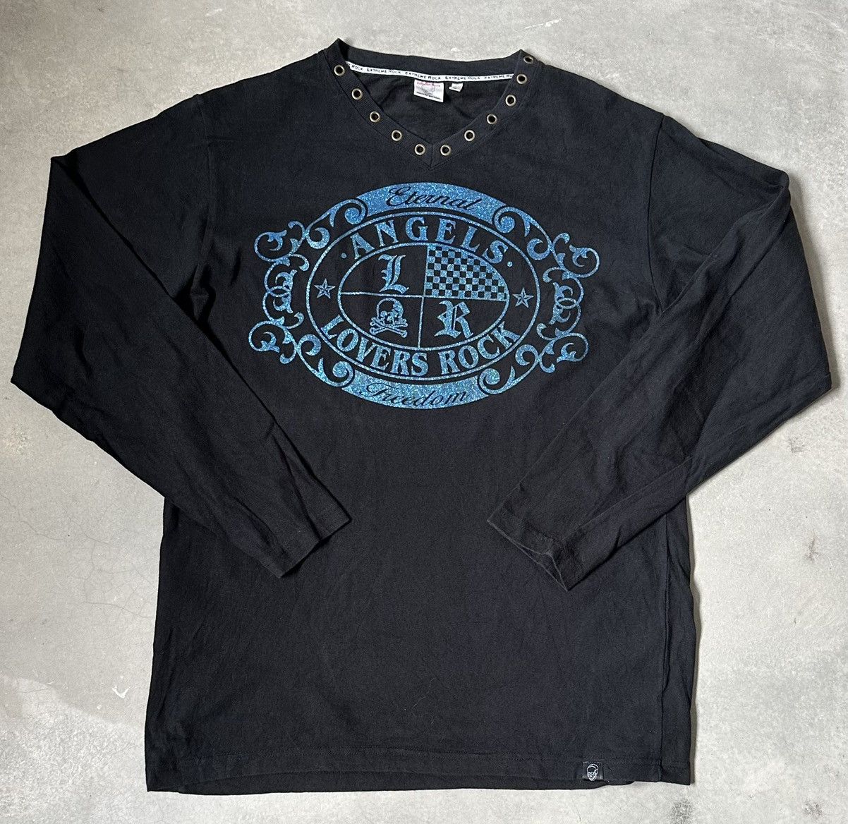 Japanese Brand SMORKY GARNISH LOVERS ROCK EXTREME ROCK TEE Size US M / EU 48-50 / 2 - 1 Thumbnail