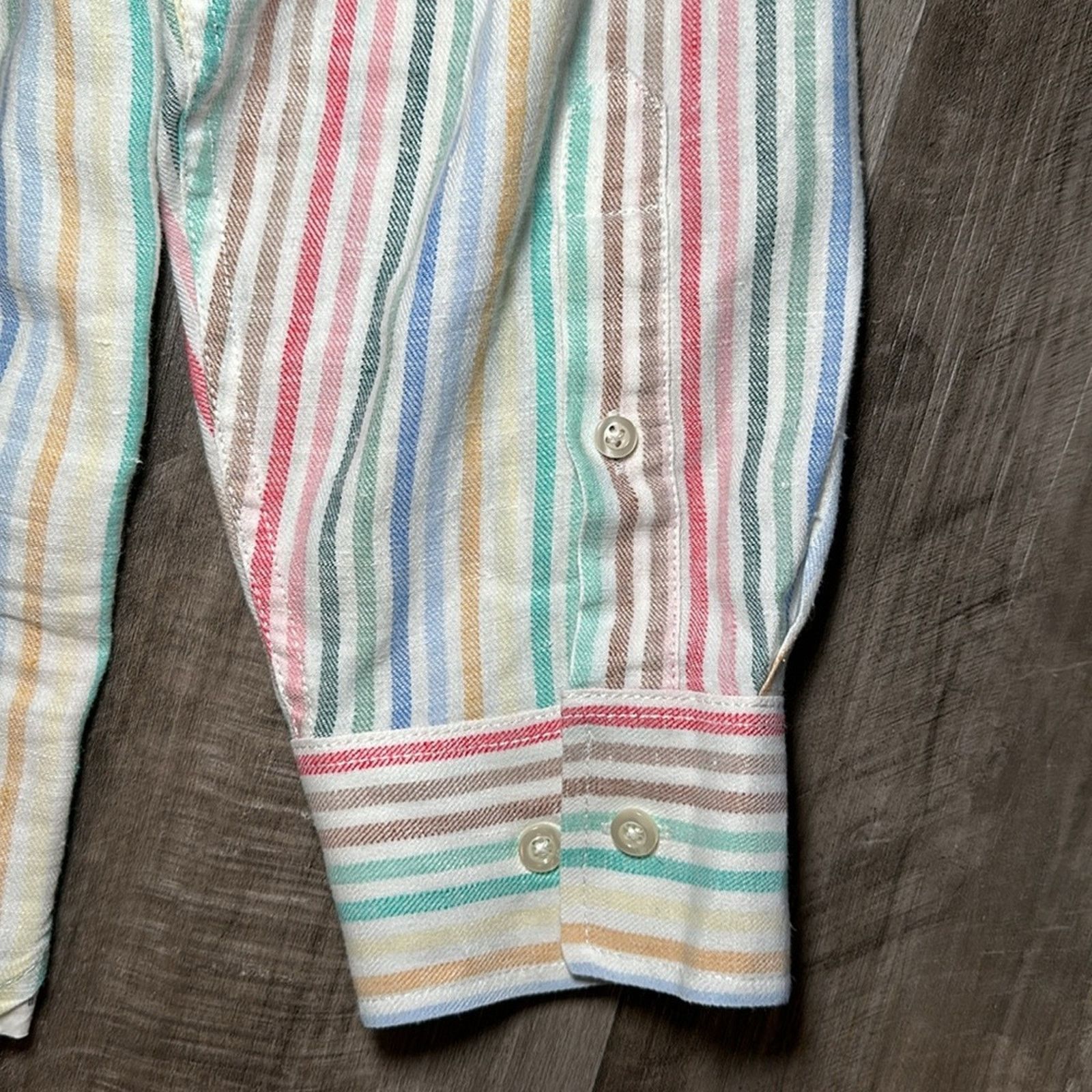 Tommy Bahama Tommy Bahama Linen Blend Long Sleeve Button Down - 2XL Size US XXL / EU 58 / 5 - 4 Thumbnail