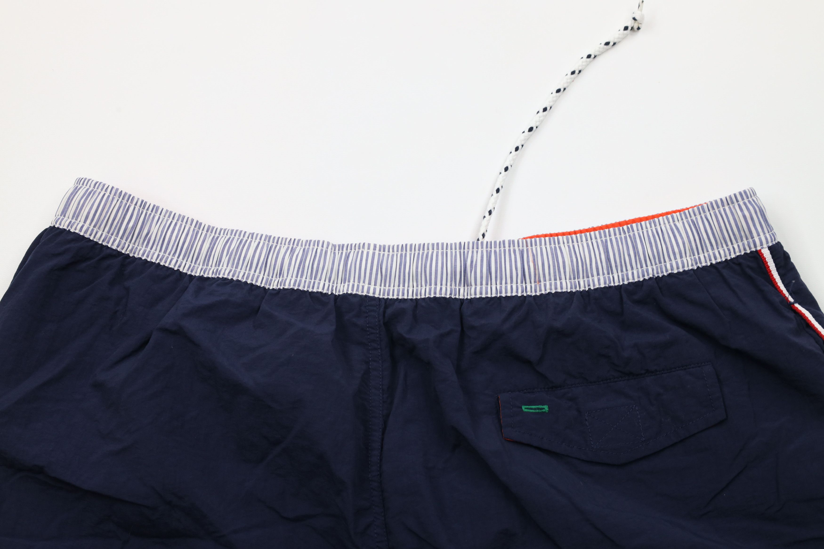 Tommy Hilfiger × Vintage Vintage 90s Tommy Hilfiger Lined Shorts Swim Trunks Blue Size US 36 / EU 52 - 10 Thumbnail