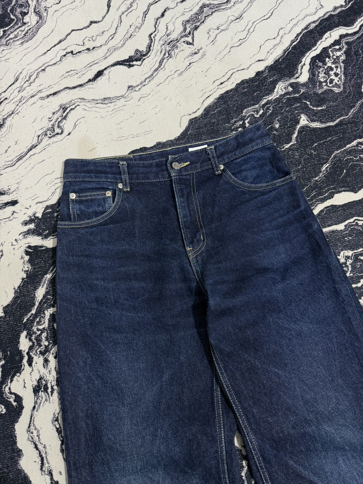Japanese Brand Mod9 modnine loose fit jeans Size US 29 - 2 Thumbnail