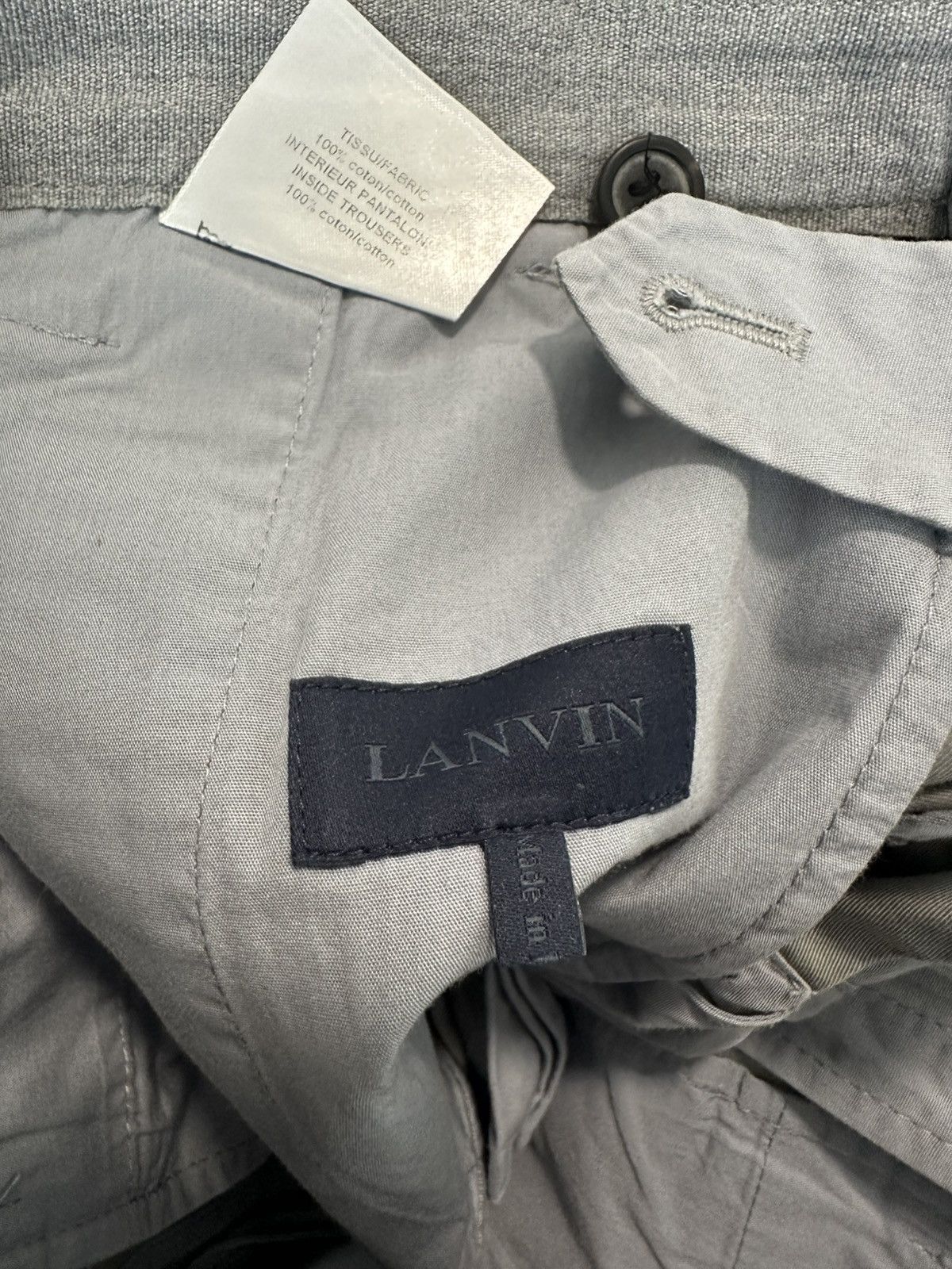 Lanvin Lanvin Trouser Zip Bottom 44 Small Size US 44 / EU 60 - 12 Thumbnail