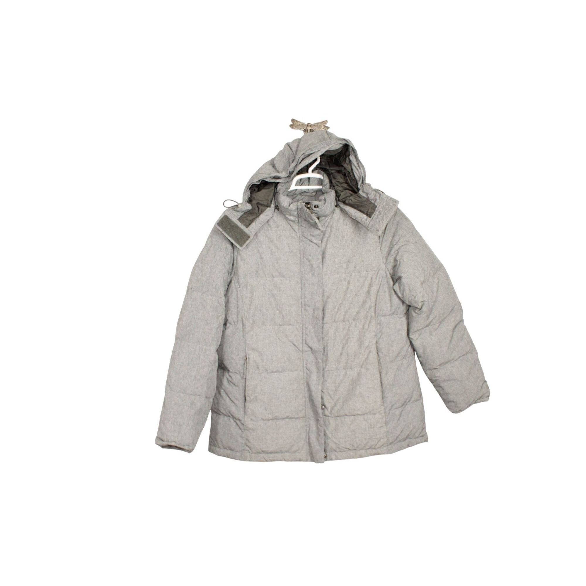 L.L. Bean LL Bean Women's Ultrawarm Down Hooded Jacket Heather Gray L Size L / US 10 / IT 46 - 1 Thumbnail