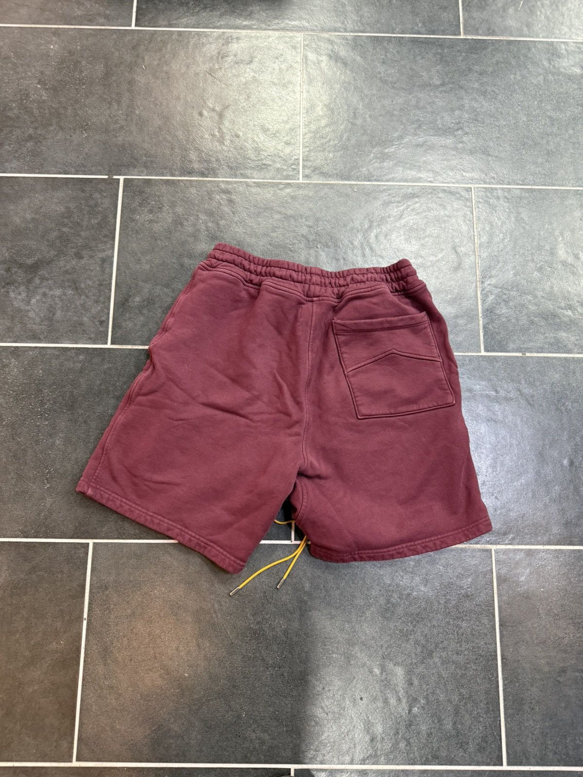 Rhude Rhude Burgundy Sweat Shorts Size US 30 / EU 46 - 2 Thumbnail
