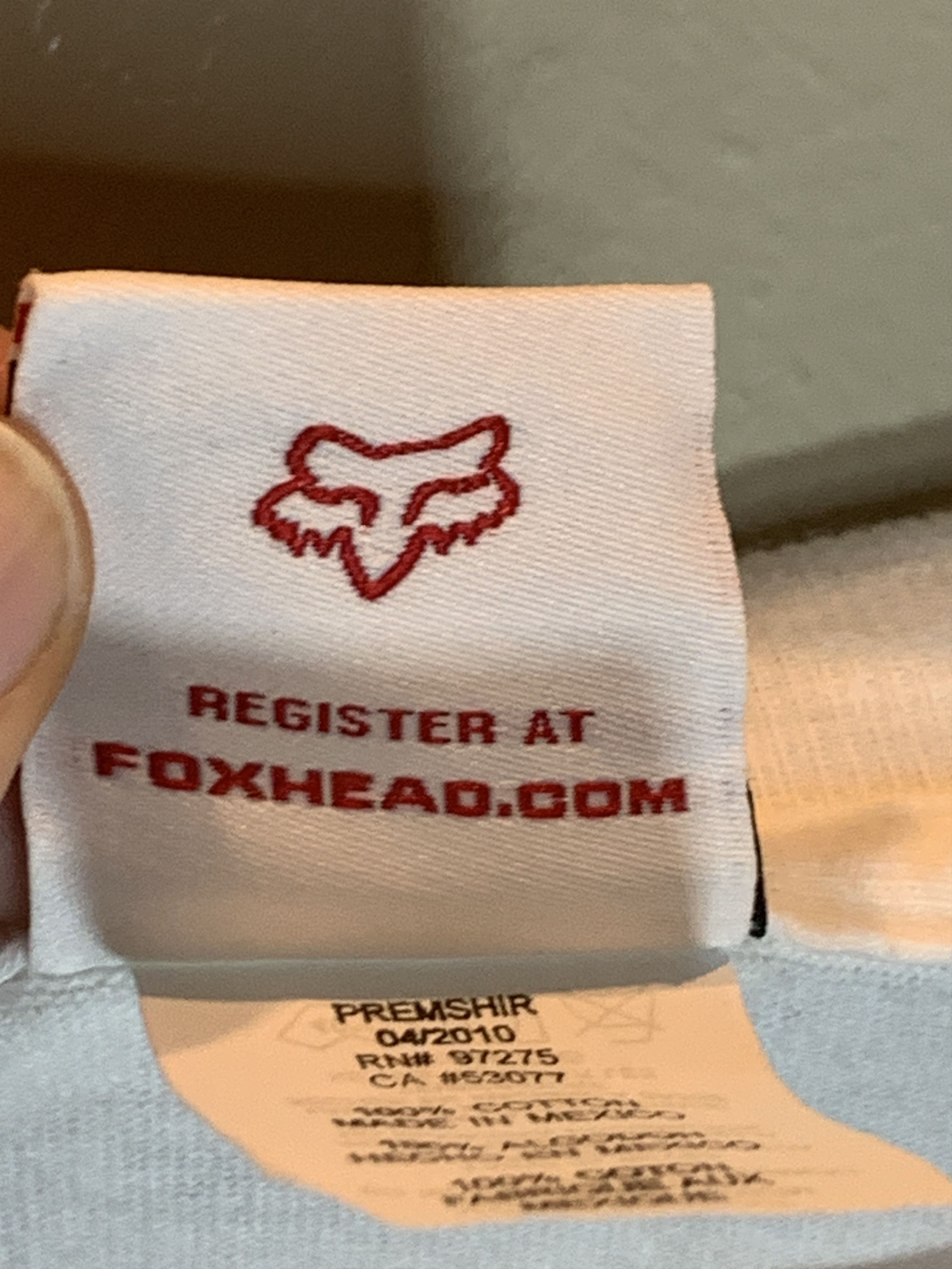 Fox Racing *RARE* Vintage Fox Racing Head Logo Moto Biker T-Shirt Size US L / EU 52-54 / 3 - 6 Thumbnail
