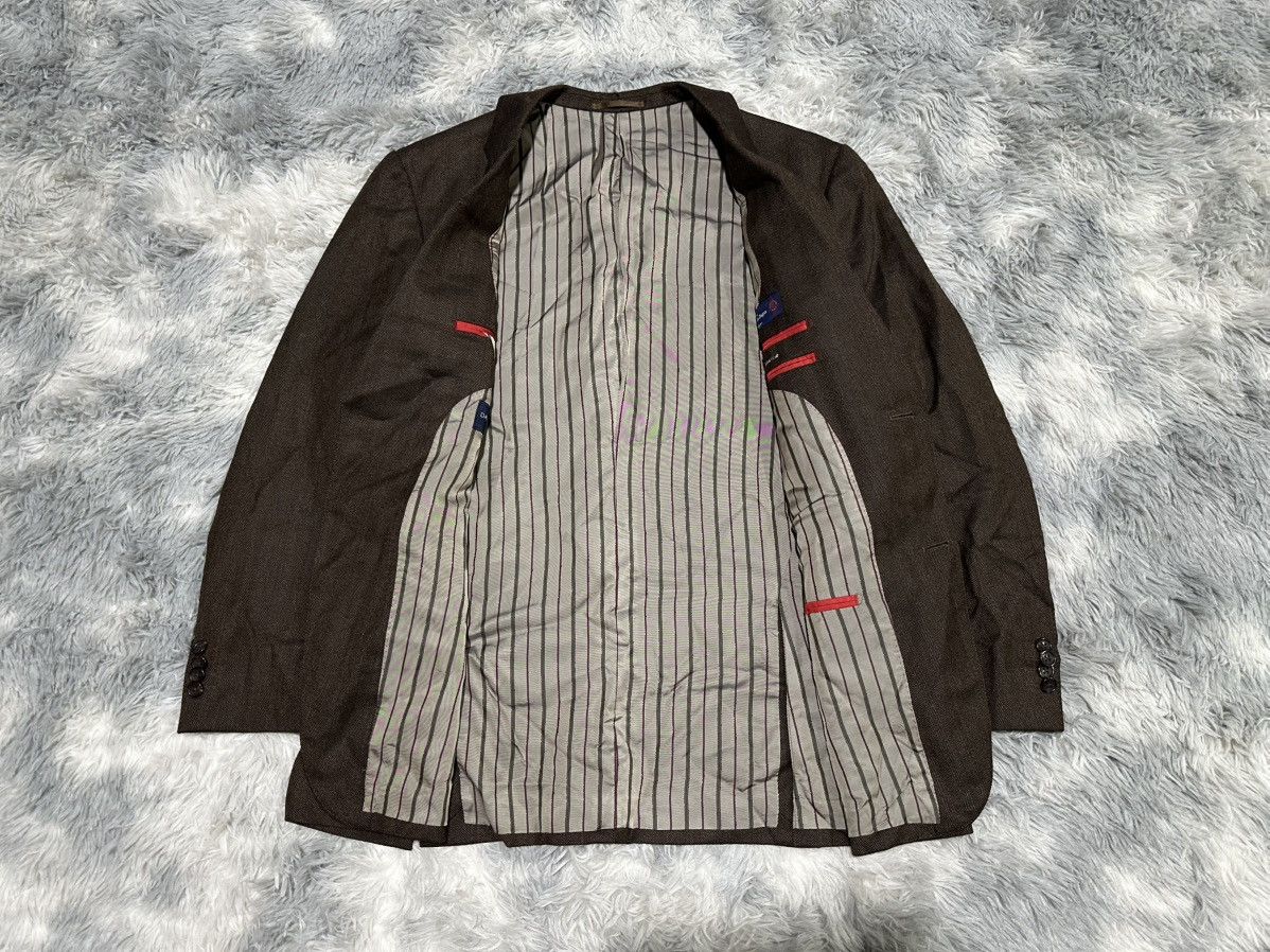 Ermenegildo Zegna 🔥Vintage Ermenegildo Zegna Wool Blazer Jacket Herringbone Size US L / EU 52-54 / 3 - 5 Thumbnail