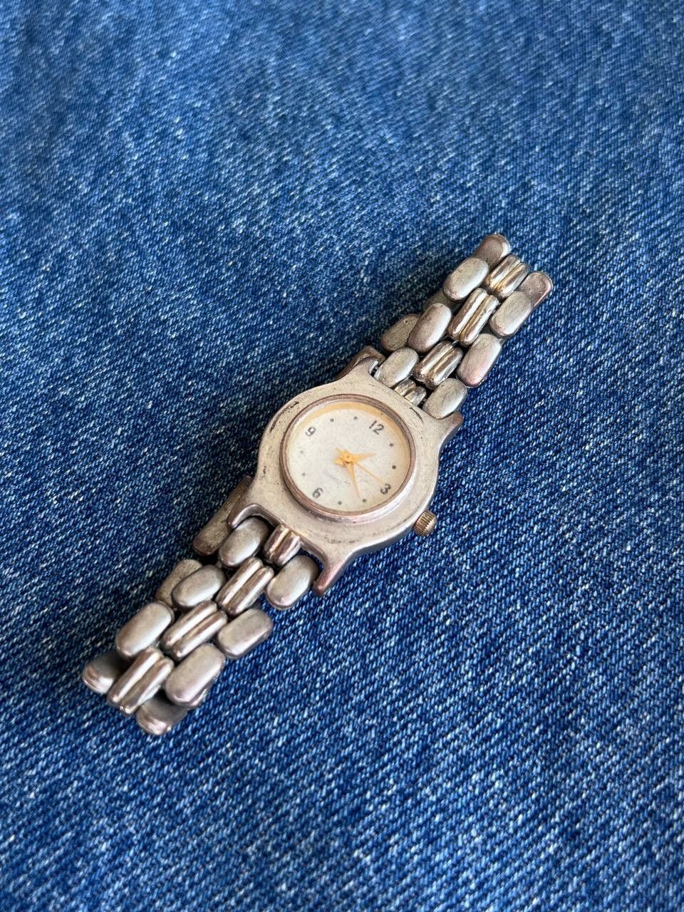 Japanese Brand × Vintage Vintage Japanese style futuristic Link ⛓ Metal Watch Size ONE SIZE - 1 Thumbnail