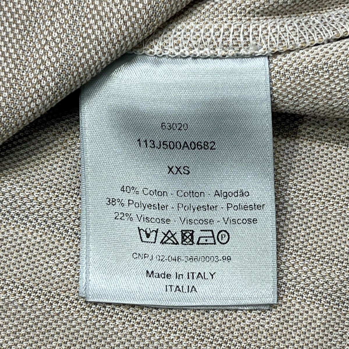 Dior CHRISTIAN DIOR 2021SS Technical Cotton Jersey Striped Shirt Size US M / EU 48-50 / 2 - 4 Thumbnail